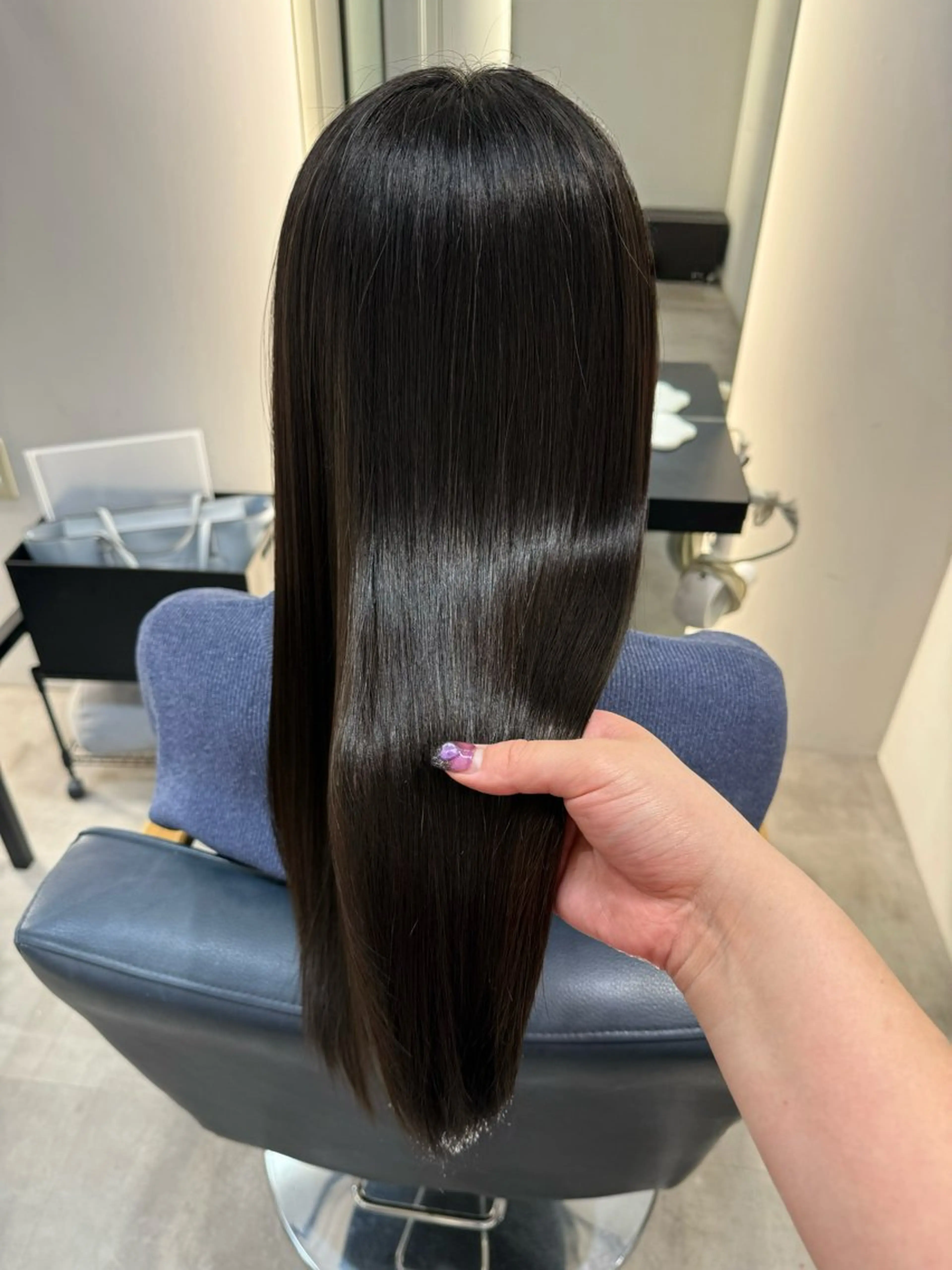 ロング カラー カット ヘアカラー トリートメント 韓国ヘア/韓国風 パーマ/kazueのヘアスタイル