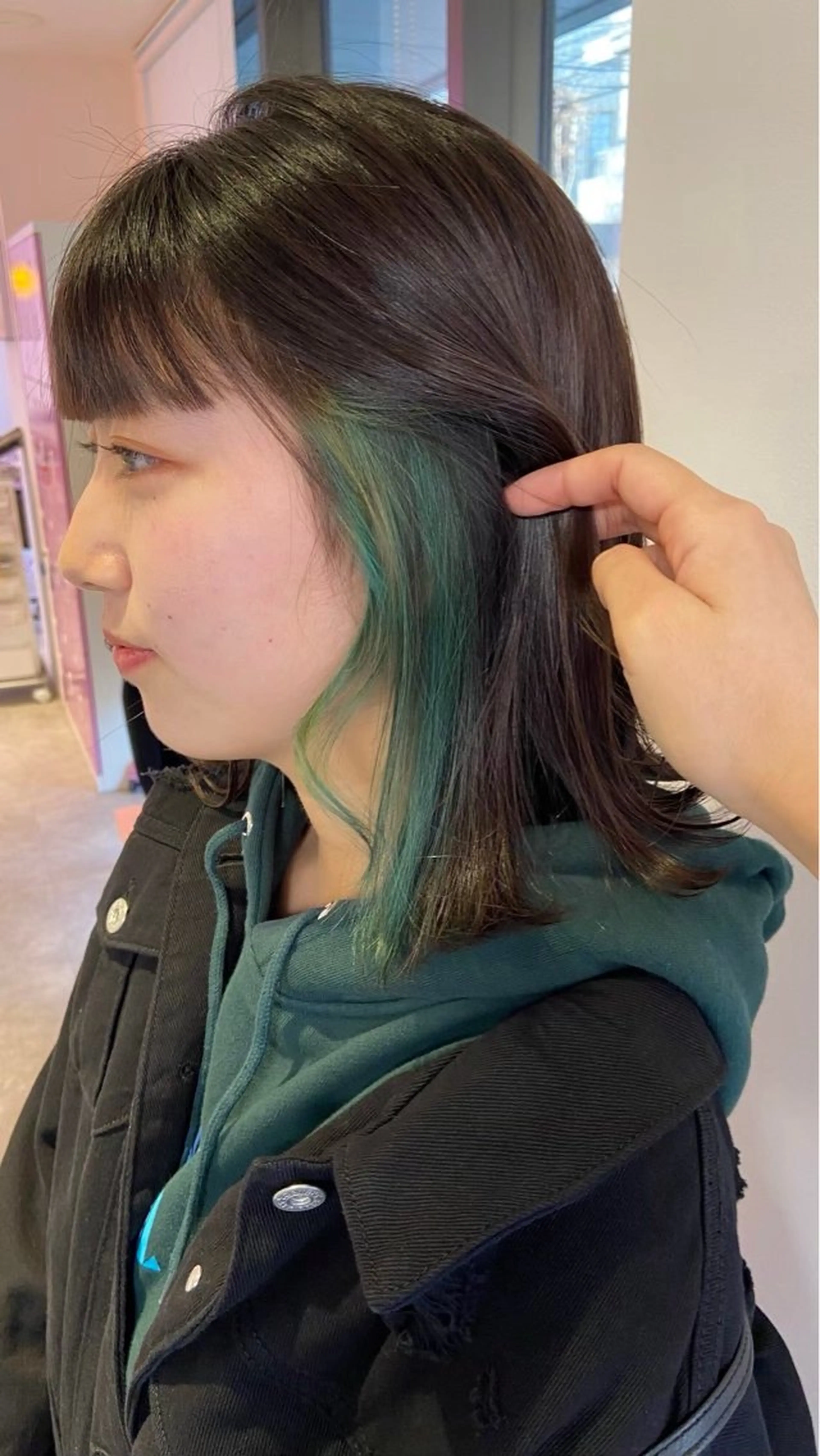 カラー ベージュ×艶🍨 mihoのヘアスタイル