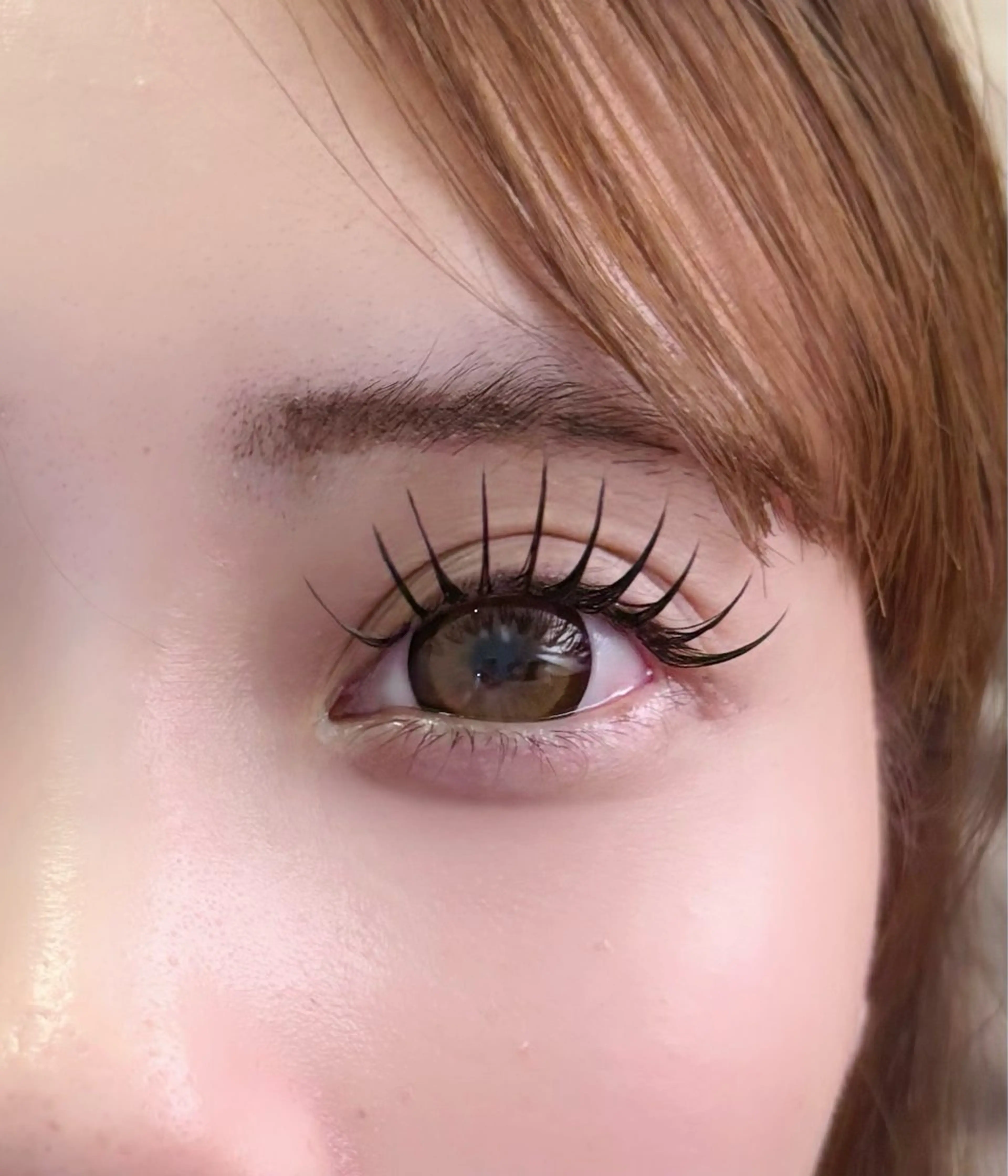 〚バッチリまつ毛👀〛🌟オフ込 フラットラッシュ160本！🌟束感コーティング仕上げ♡♡の写真