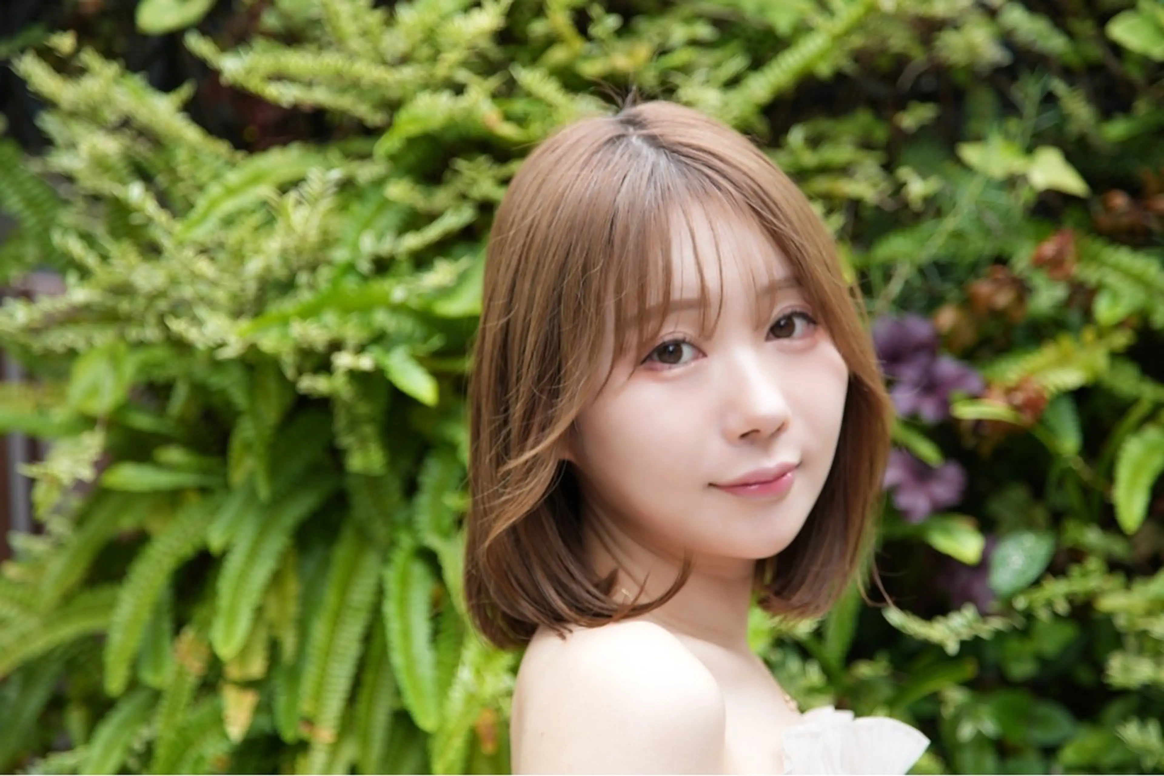 ミディアム カット ヘアカラー トリートメント ボブ／"質感再生"艶 カラー🫧sHOMaのヘアスタイル