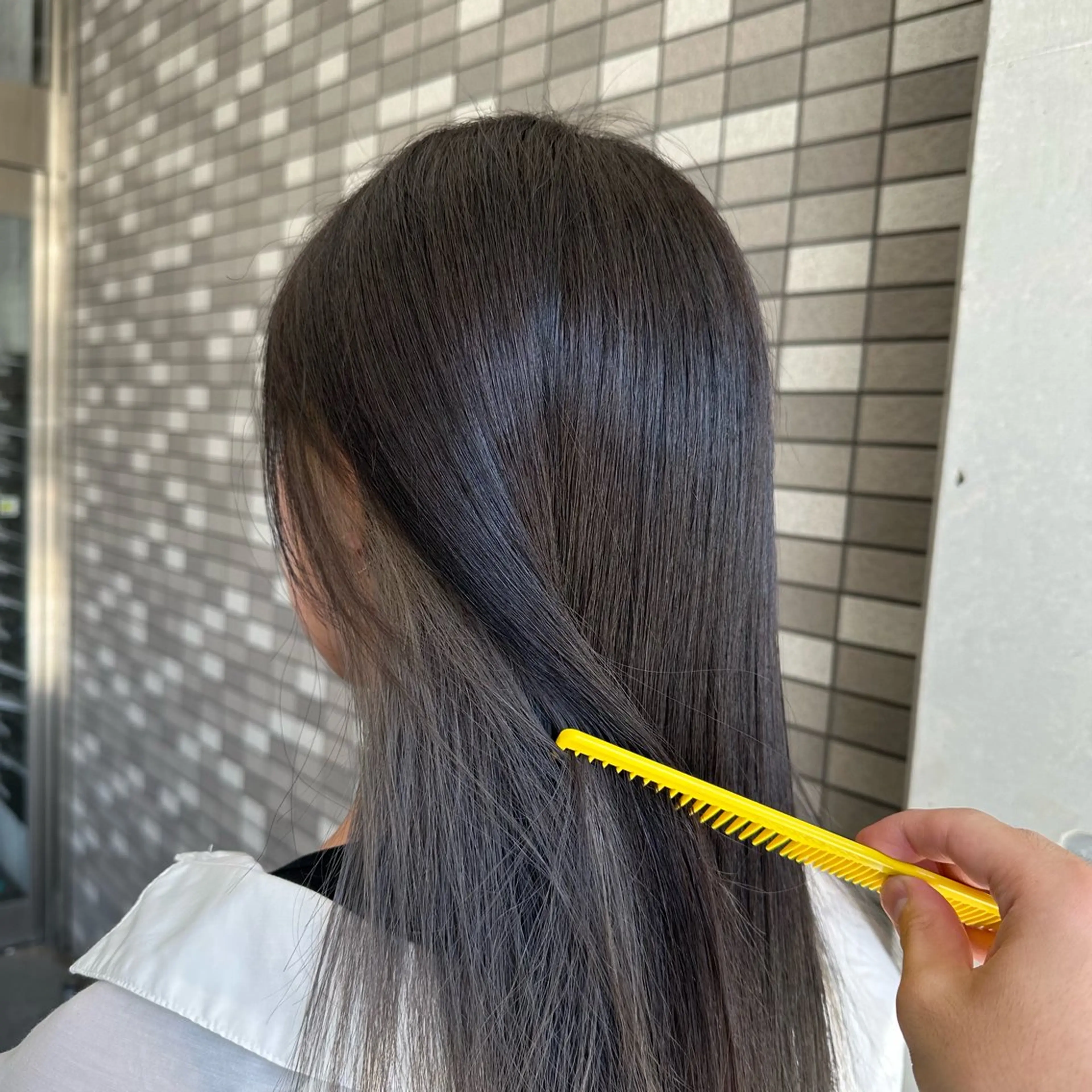 ロング カラー 透明感カラー インナーカラー ヘアカラー インナーカラー指名 No.1菊池柊真のヘアスタイル