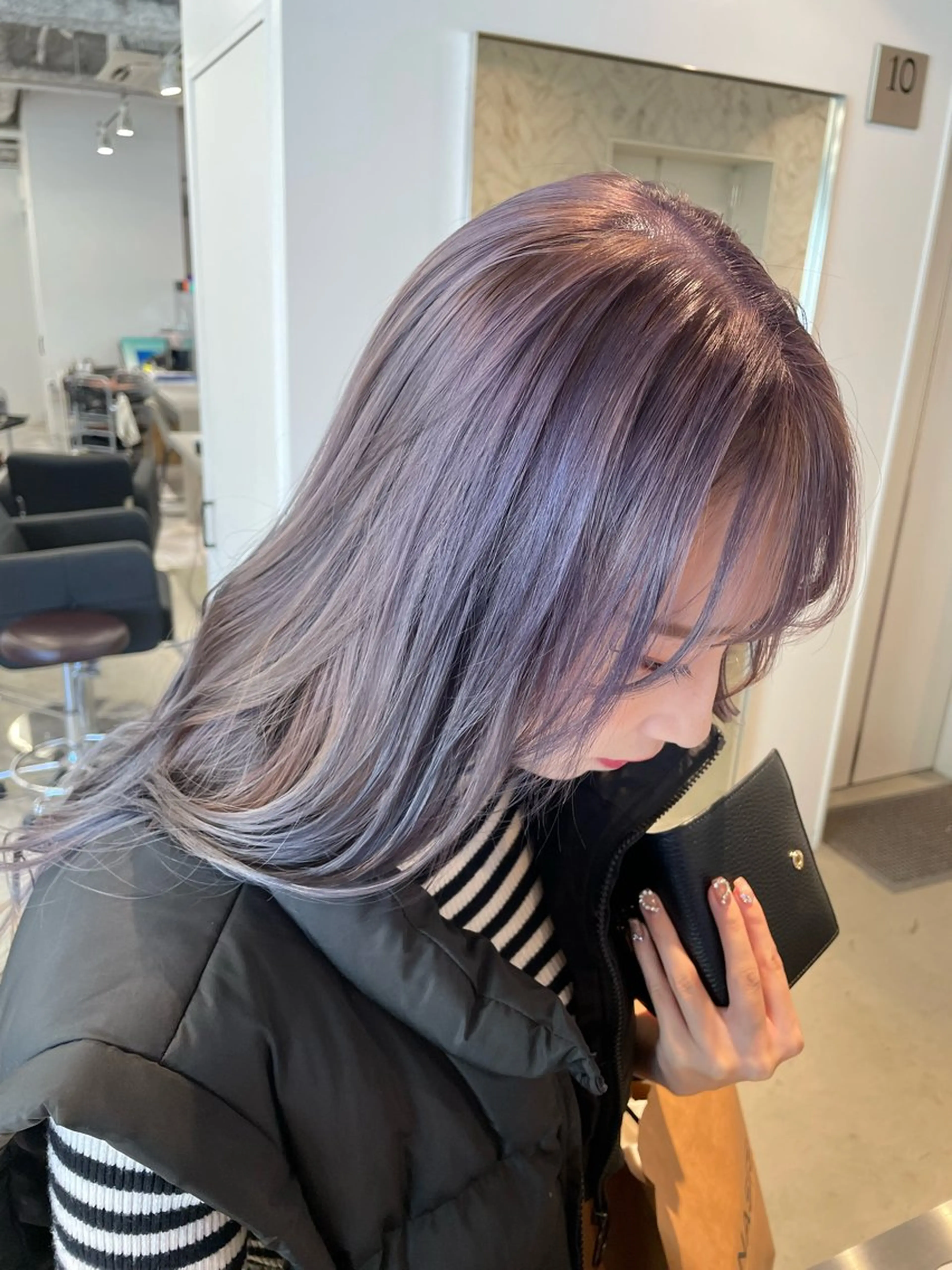 セミロング ヘアカラー トリートメント ヘアセット 🎗井上 竜 ブリーチ指名No.1のヘアスタイル