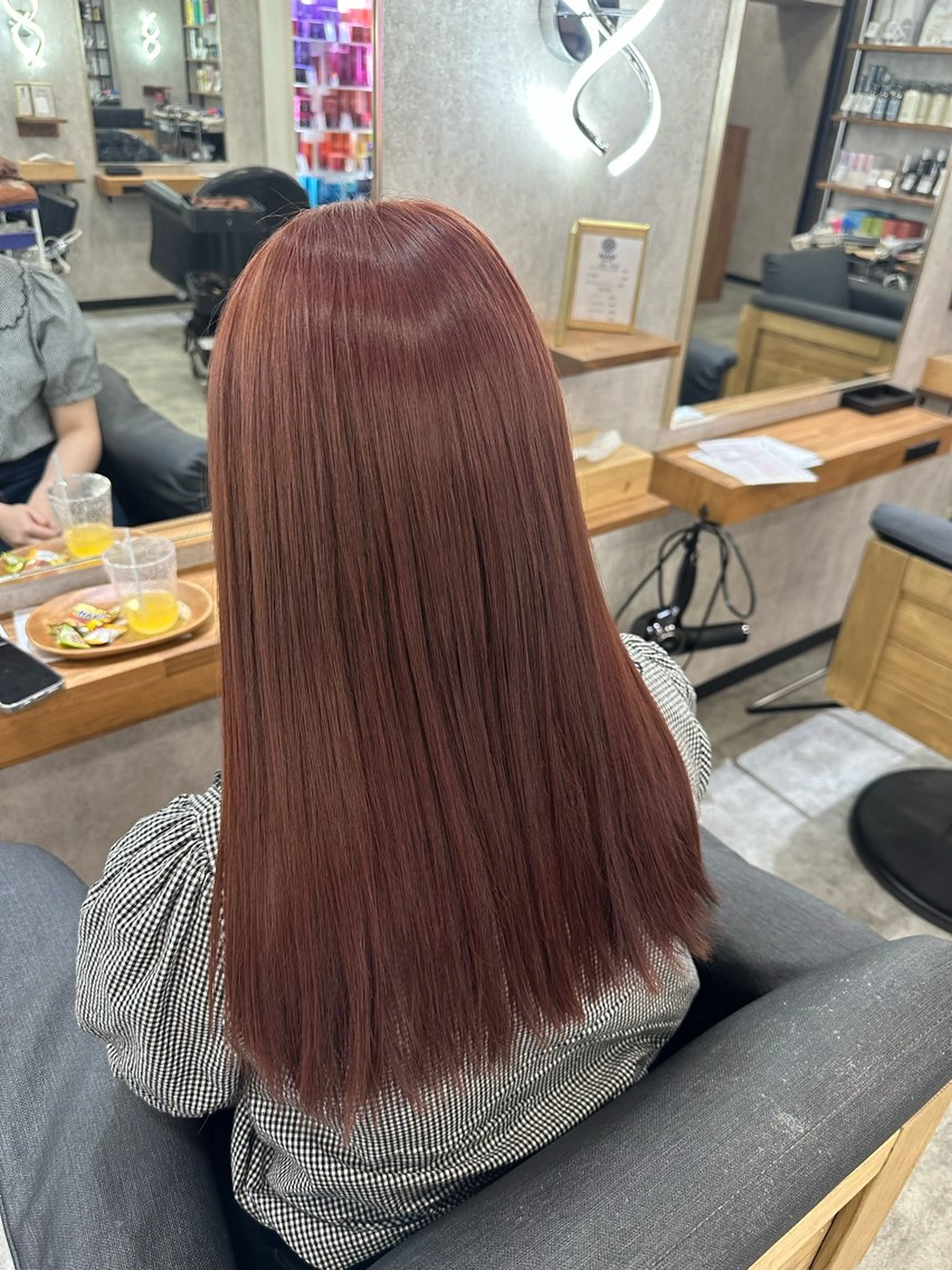 セミロング ヘアカラー トリートメント MOURI CHISATOのヘアスタイル