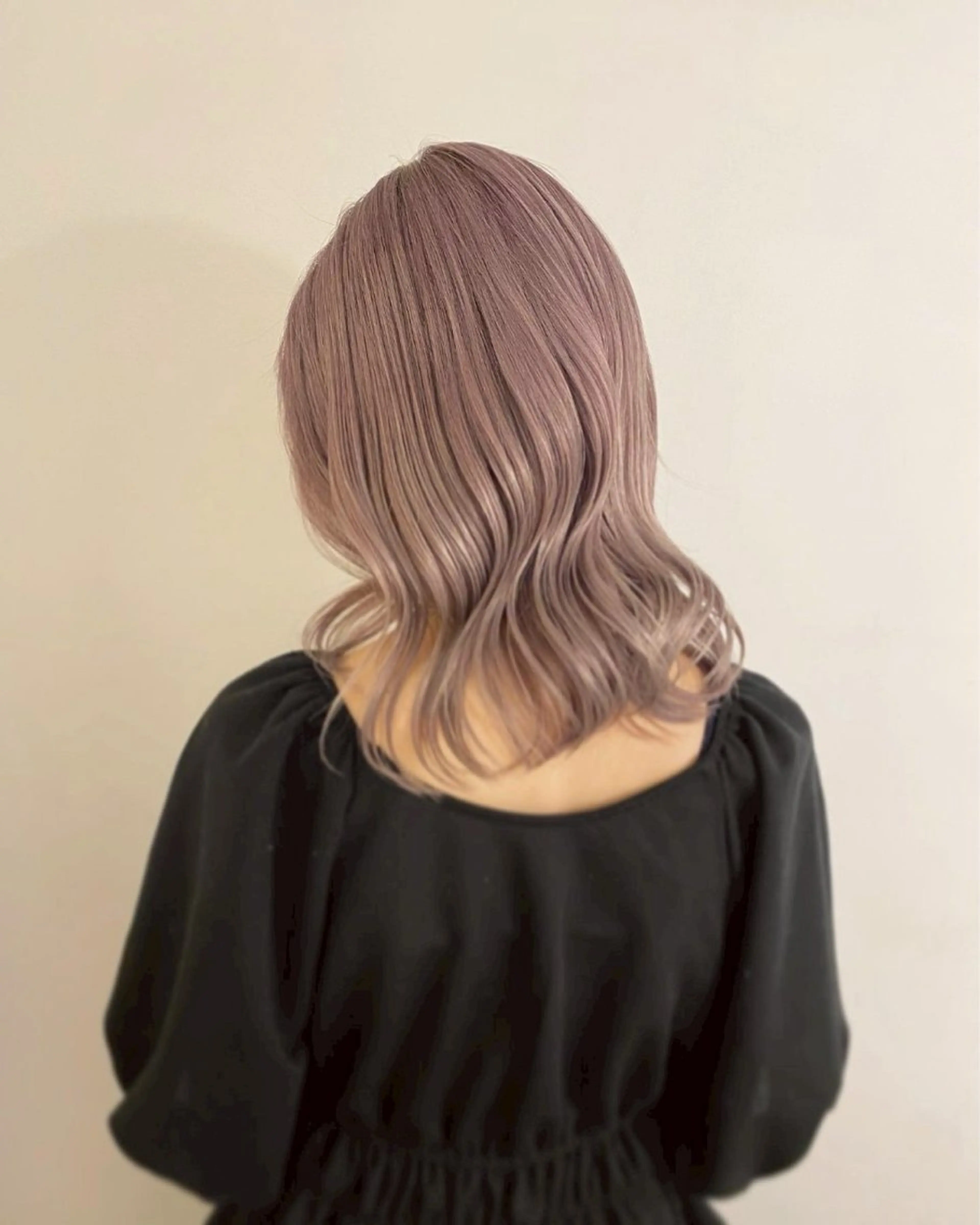 セミロング カラー ヘアアレンジ SAKURA 🌸 七隈/モデル募集中のヘアスタイル
