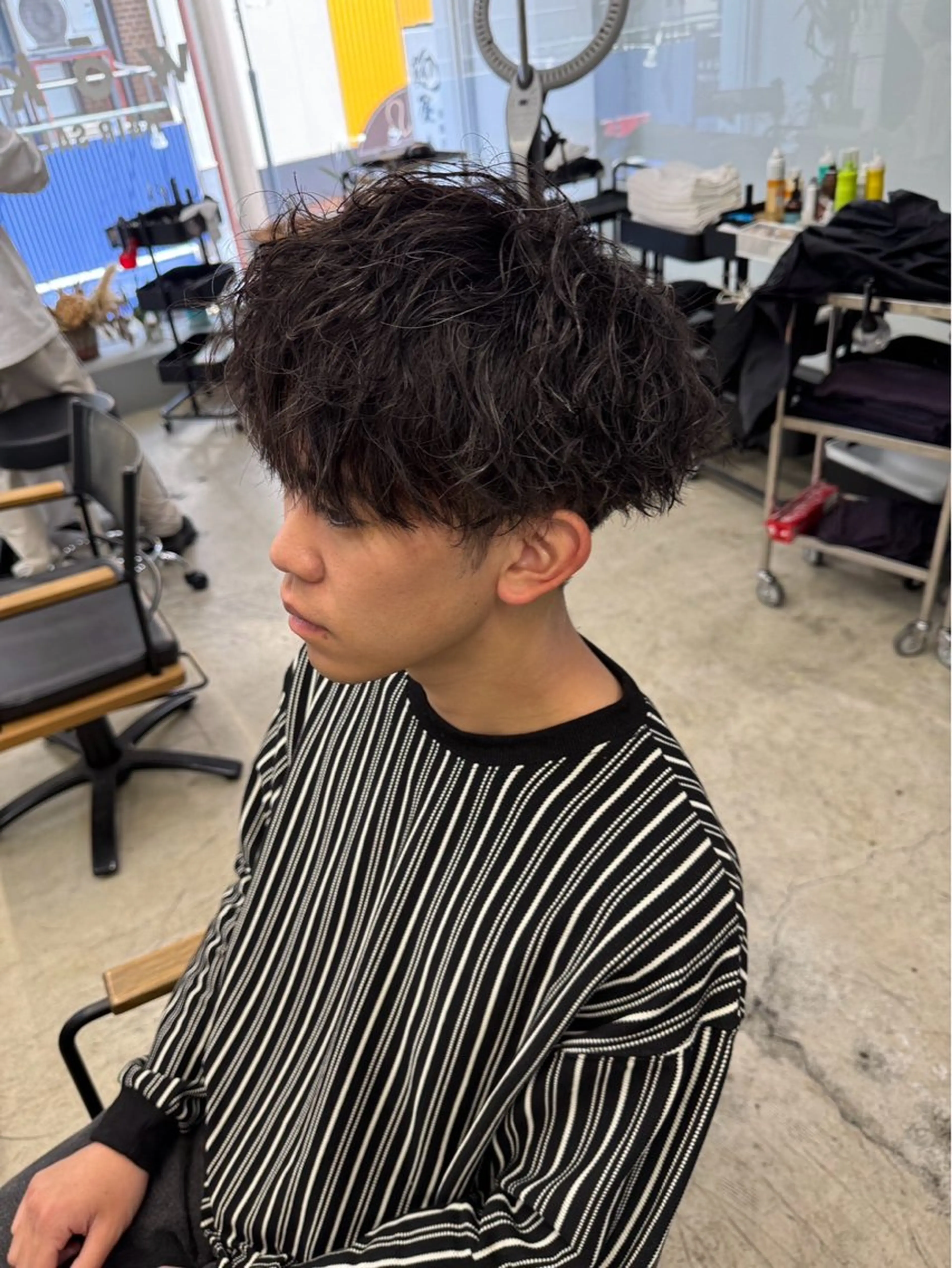 ショート メンズ カット パーマ メンズ専門サロン wokeのヘアスタイル
