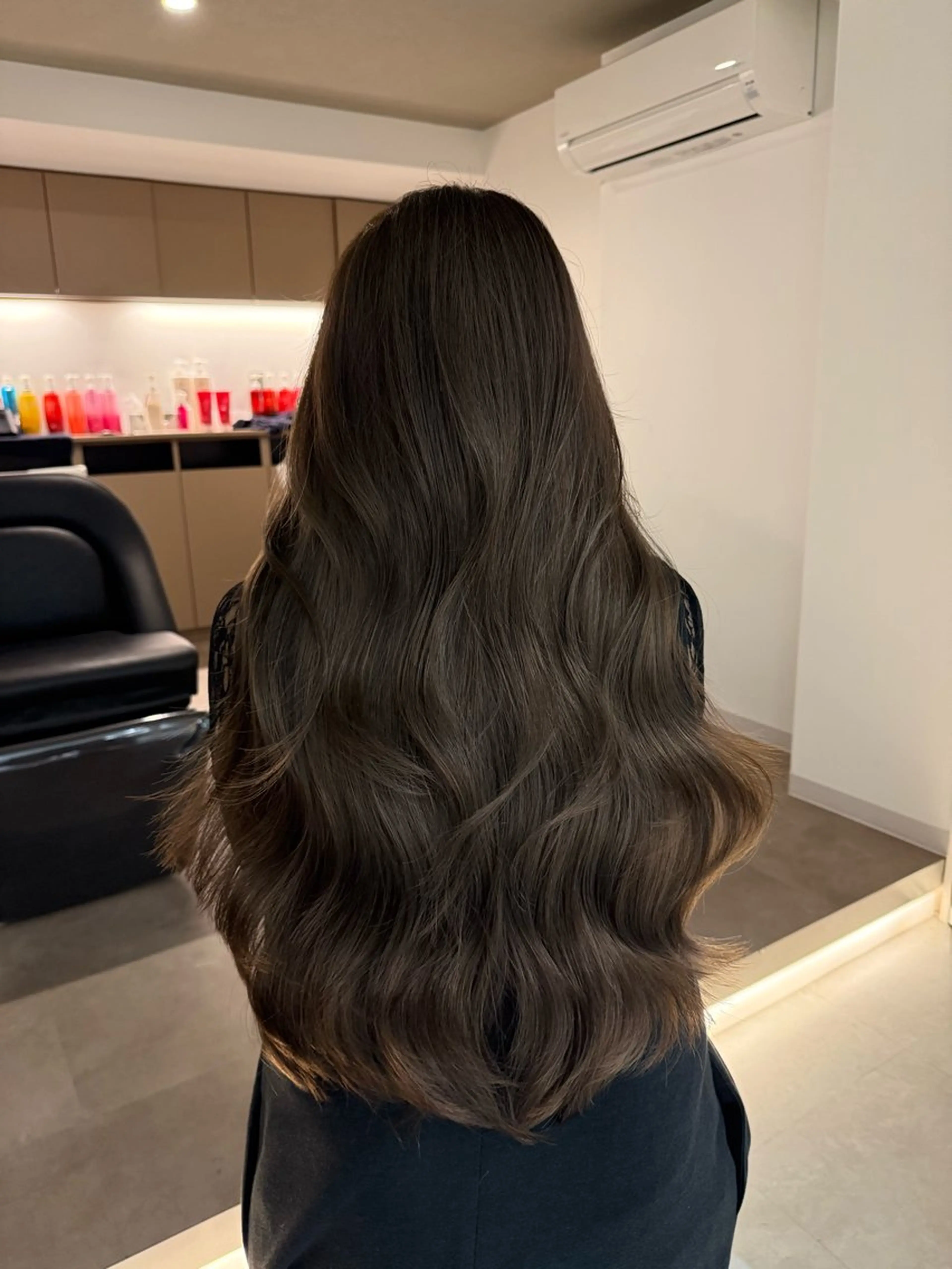 ロング カラー ベージュカラー ブリーチ ブラウンカラー ケアブリーチ カシス カット ヘアカラー トリートメント 艶感×抜け感hair /ReLit 正源のヘアスタイル
