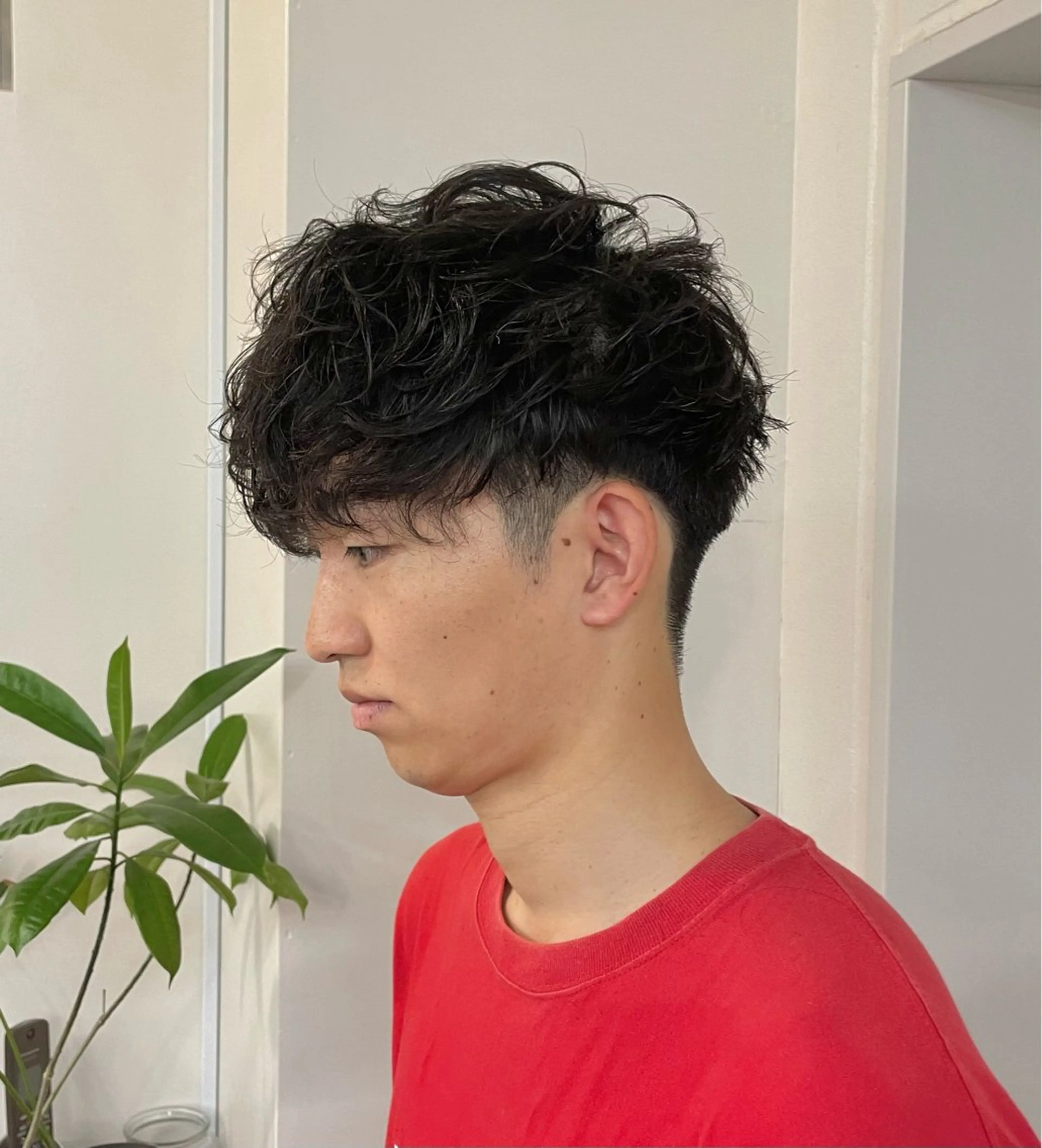 メンズ メンズパーマ カット ヘアカラー パーマ hana✂︎メンズ ニュアンスパーマのヘアスタイル