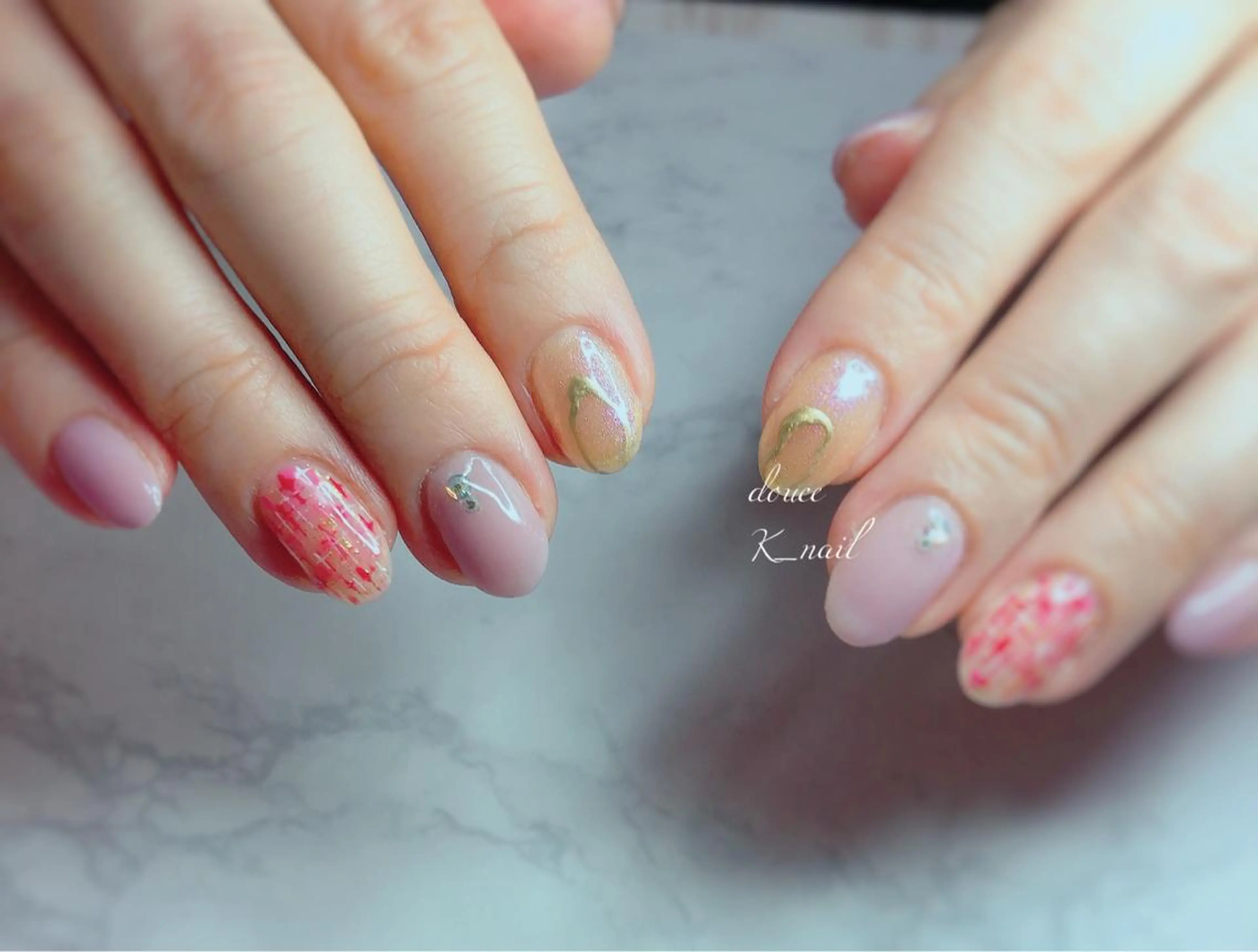 ネイル アートネイル ハンドネイル douceknail所属・本厚木💅 ネイル＆ダブル脱毛のネイルデザイン