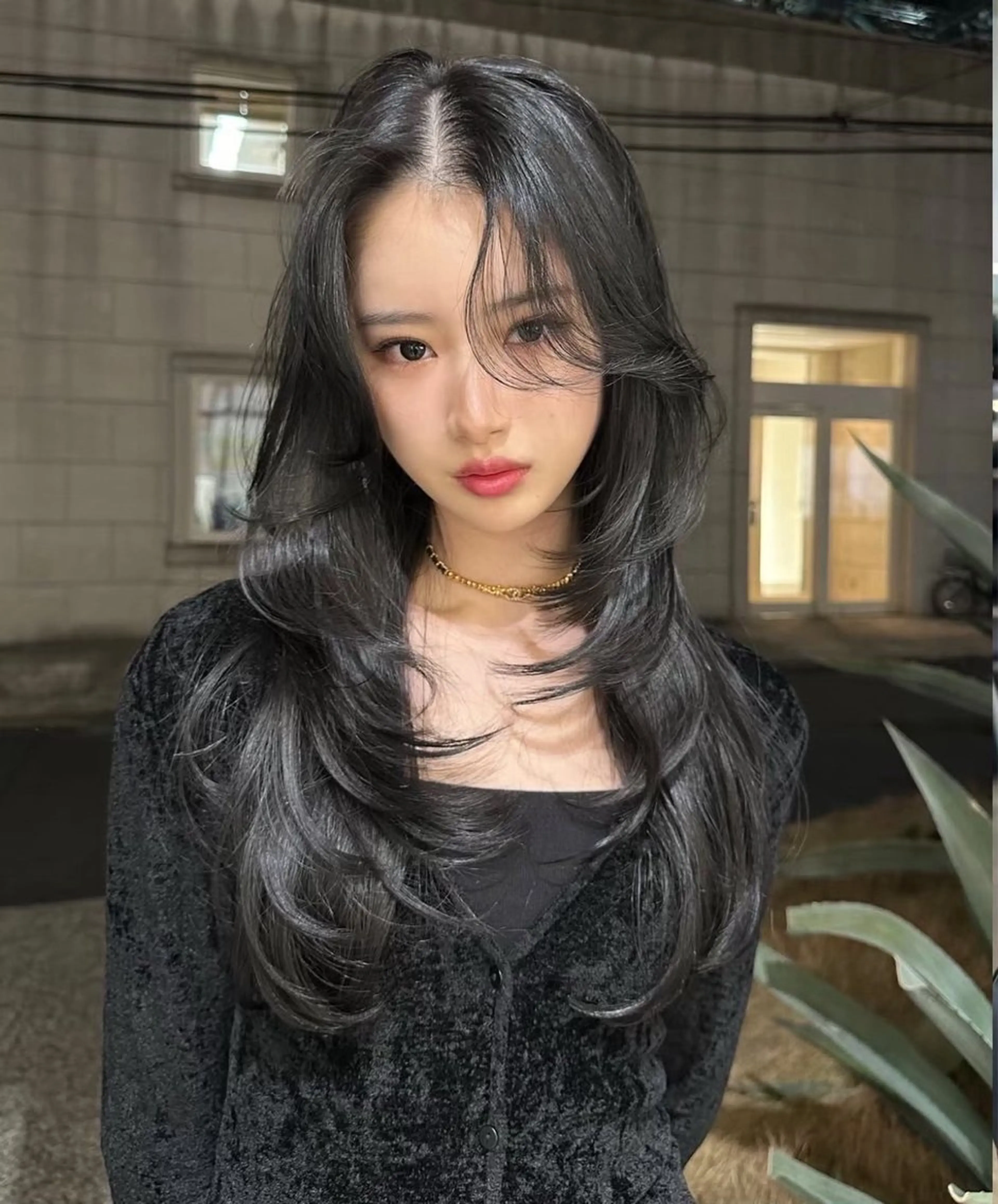 ロング 💜juna💜/高 槻/韓国風のヘアスタイル