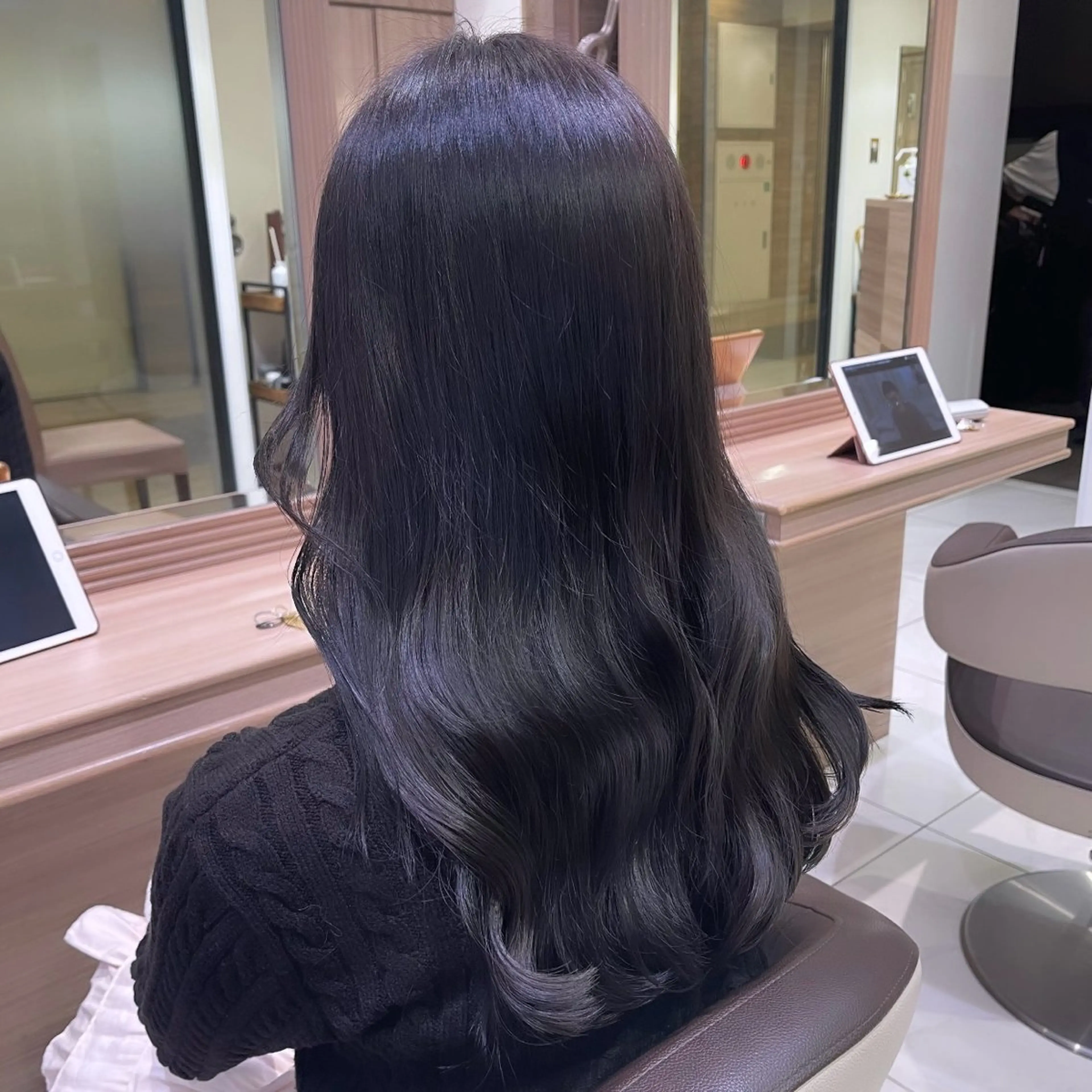 ロング カラー ヘアカラー トリートメント ヘアセット Color🩵 みゆう/インナーのヘアスタイル