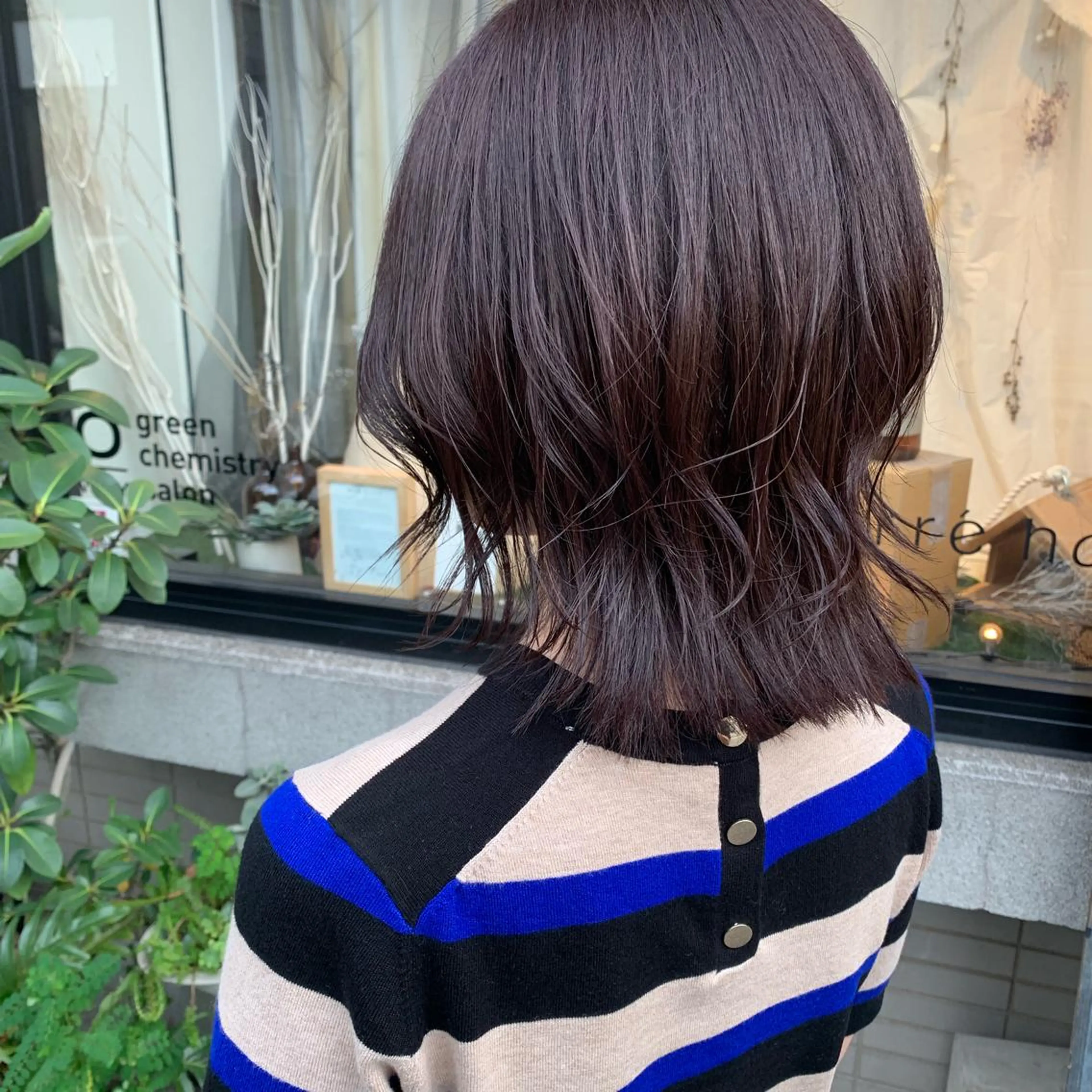 ショート カット ヘアカラー トリートメント 艶髪color💎髪 質改善ストレート大吉のヘアスタイル