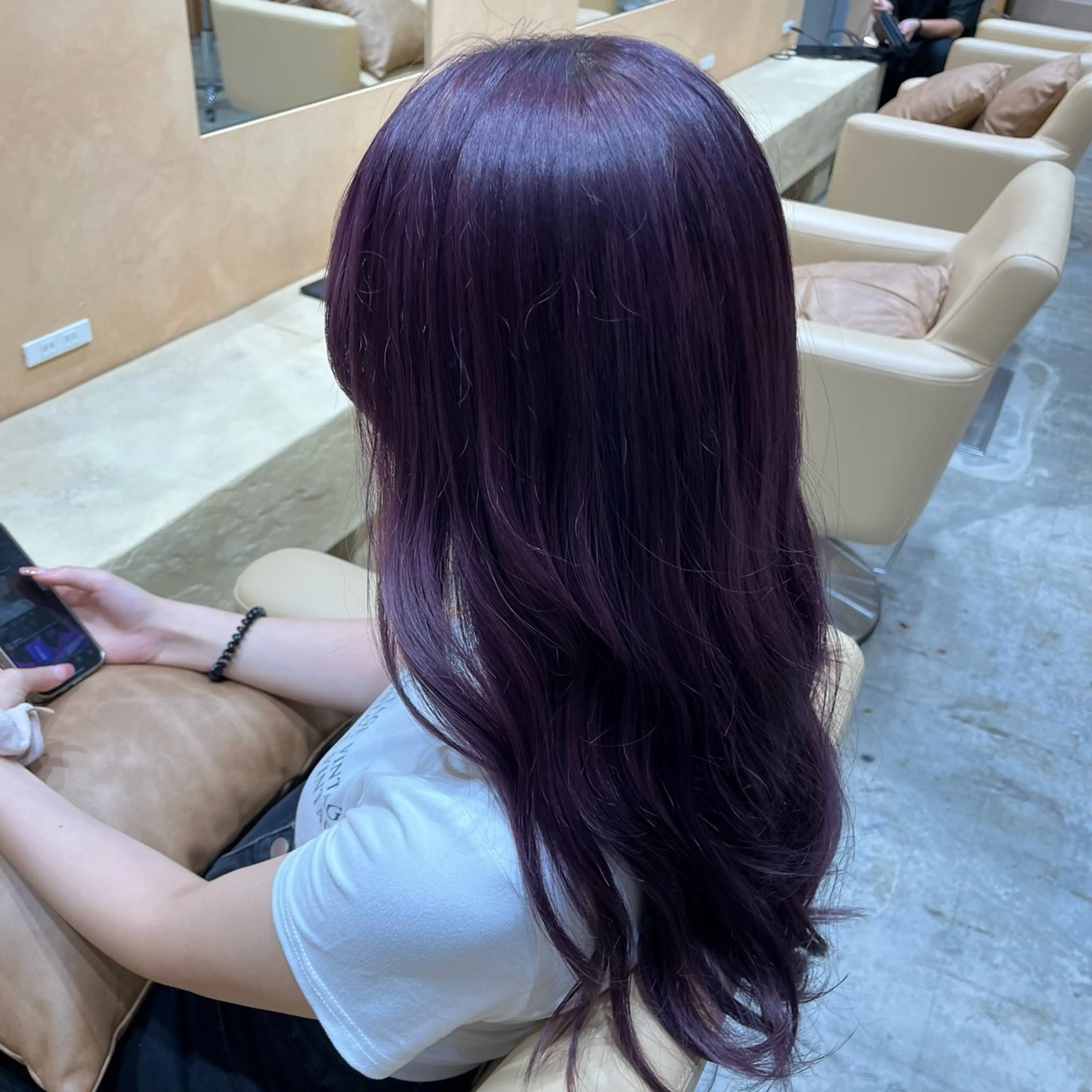 ロング カラー ブリーチ hair　make ONE009 平塚所属・🌟ボブカット募集中 🌟　しだあつきのヘアスタイル