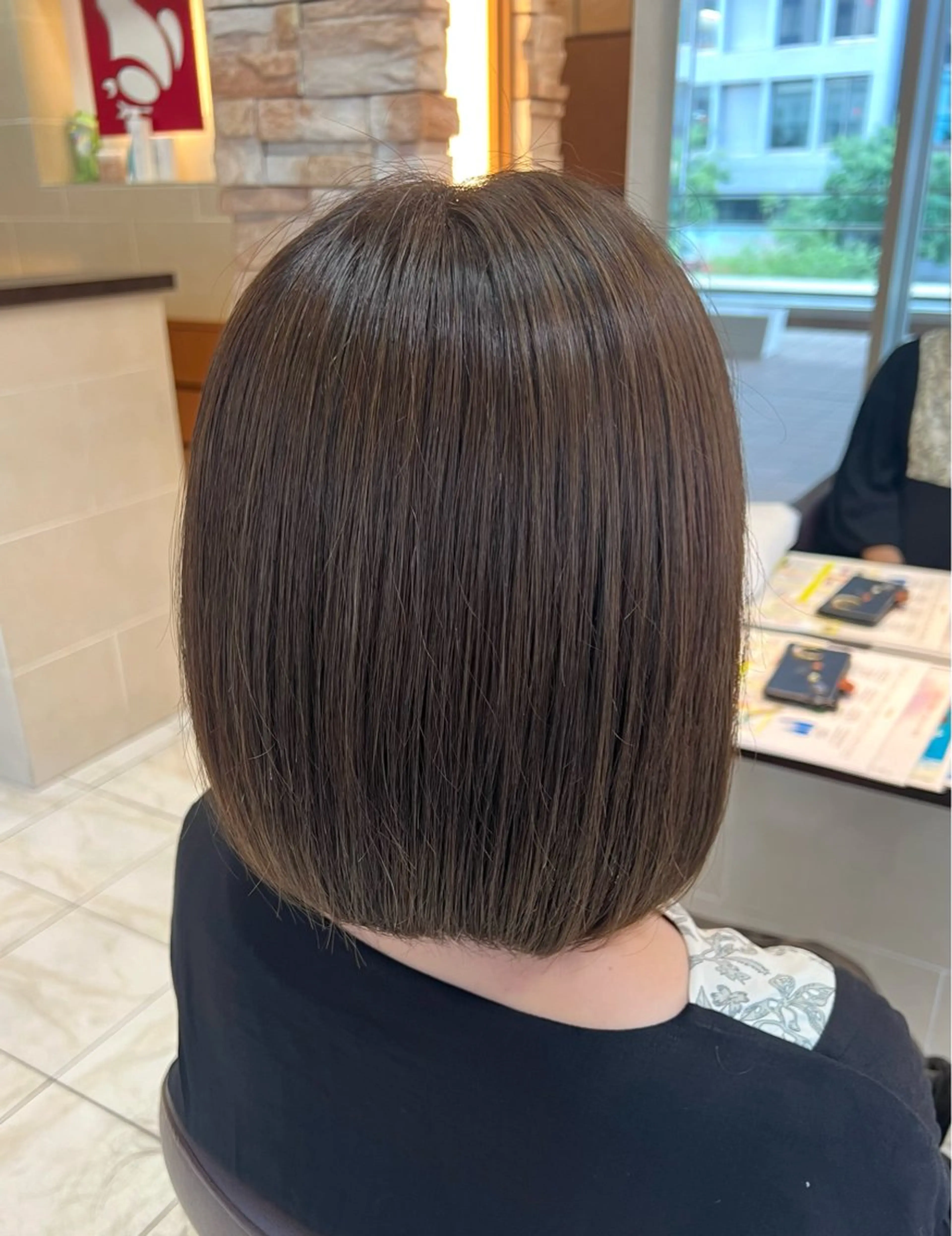ショート カラー ブラウンカラー オリーブブラウン 🫧艶カラー 🫧Rione.のヘアスタイル