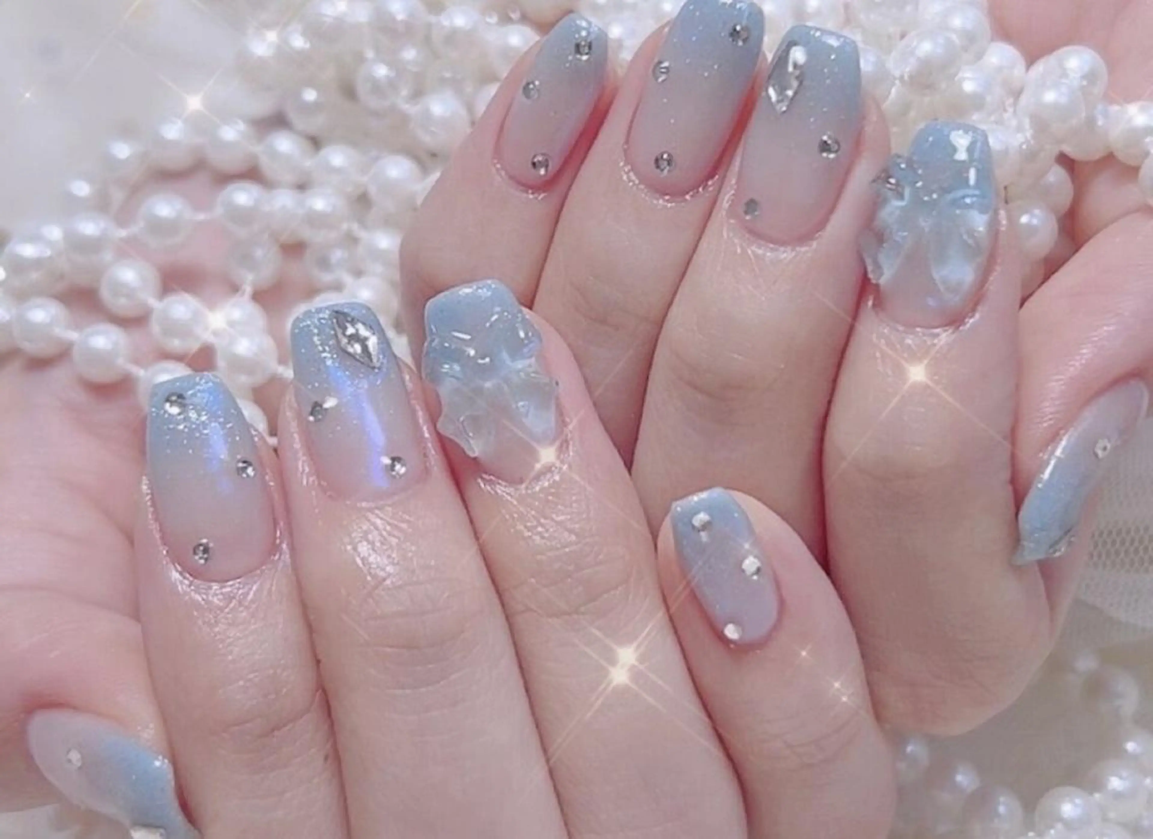 ネイル 🎀彩羽チップ 長さだし専門🎀のネイルデザイン