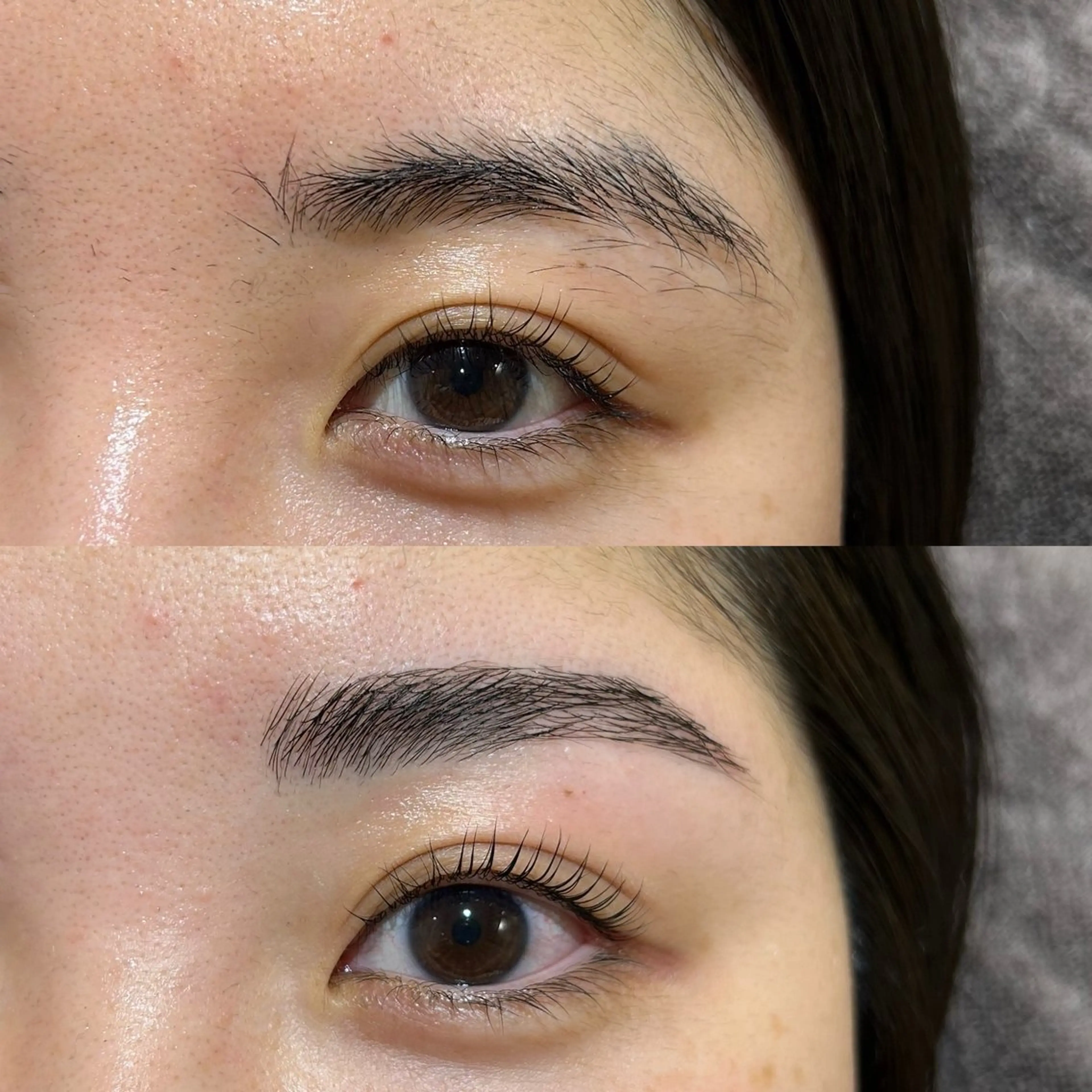 アイブロウ ハリウッドブロウリフト petitchou eyelashのマツエク・マツパデザイン