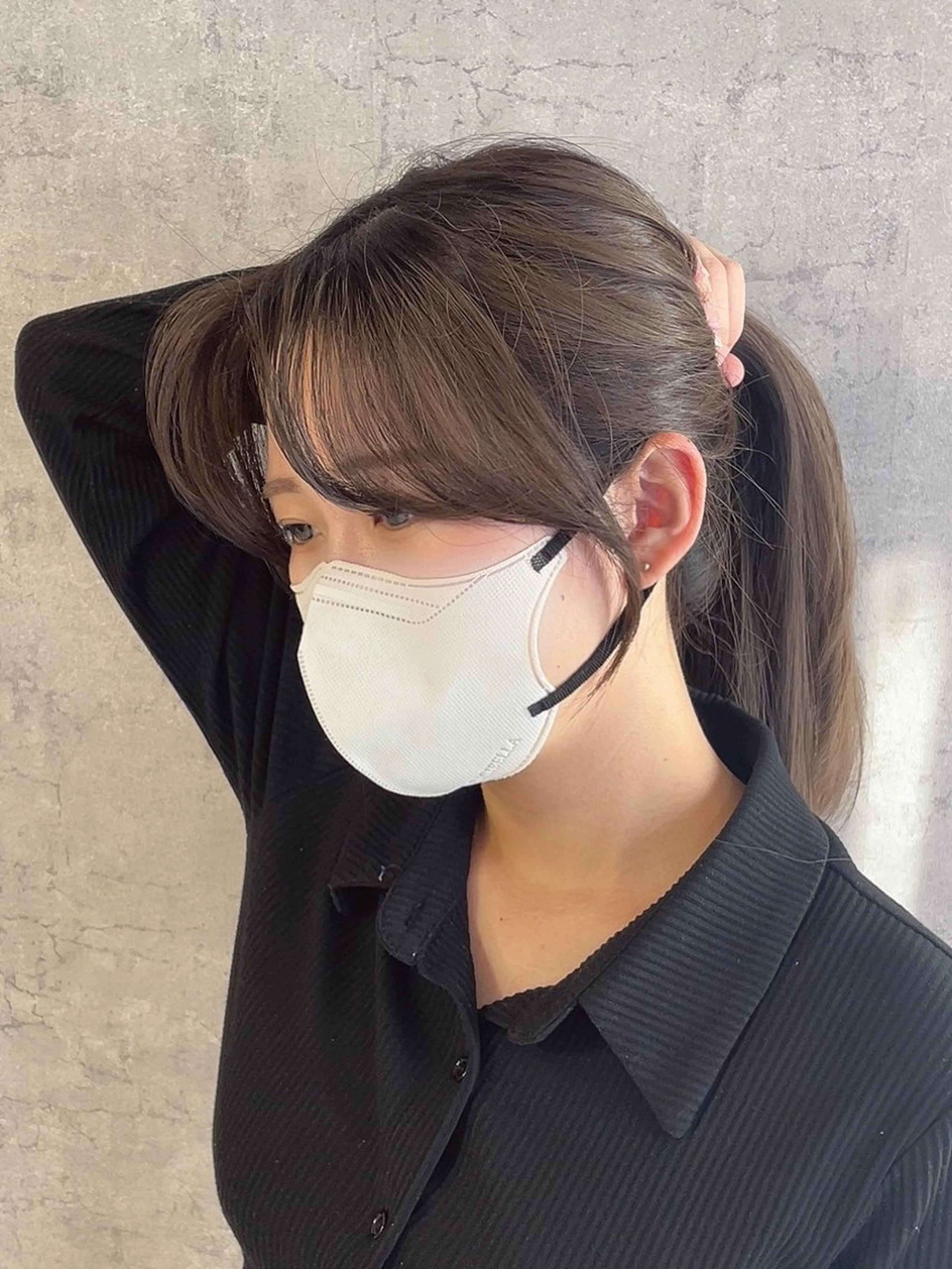 ロング 顔まわりレイヤー 顔周りカット 姫カット 髪質改善 韓国風ヘア カット トリートメント トレンド韓国ヘア 🇰🇷のんのヘアスタイル