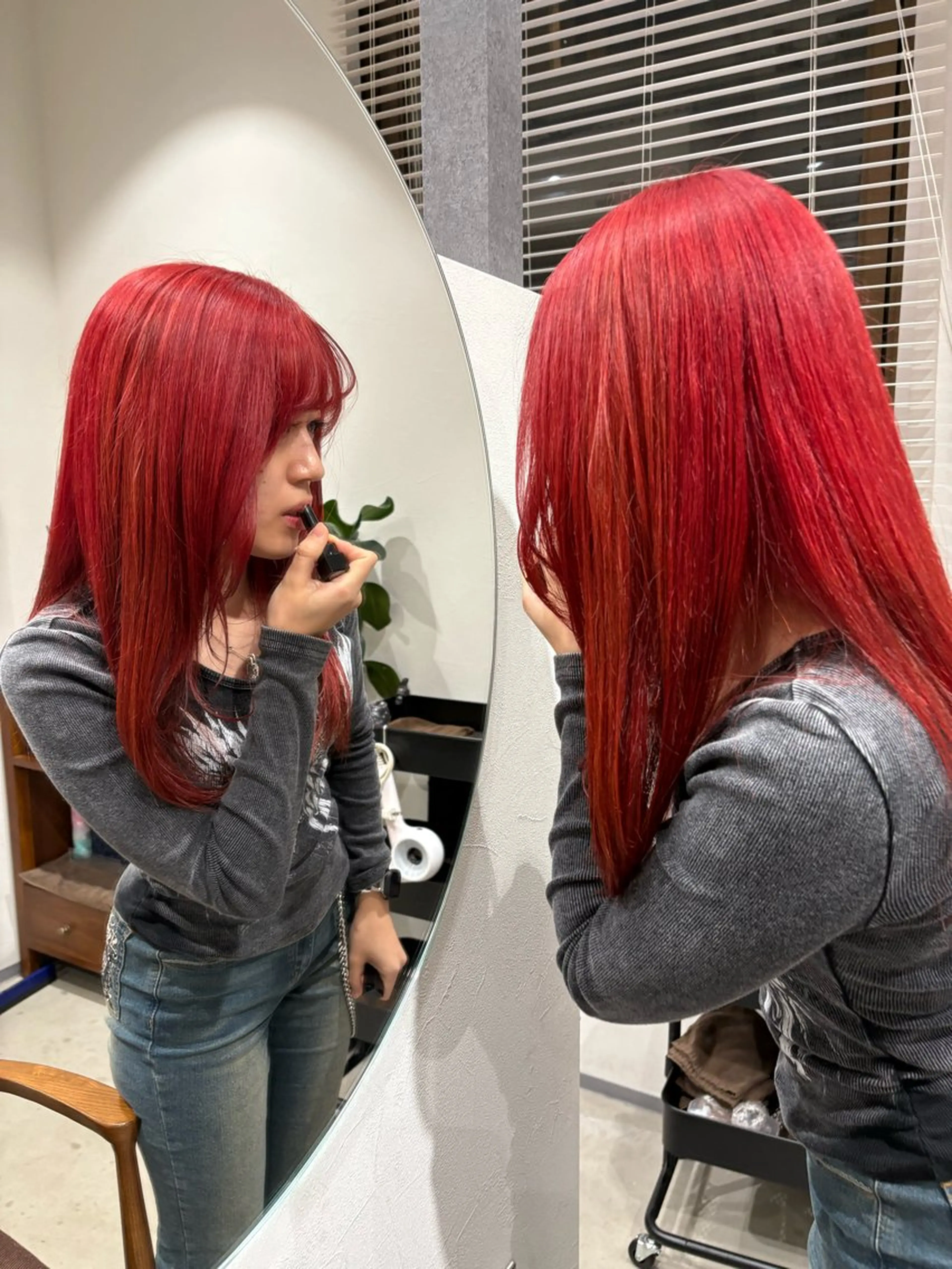 セミロング カラー ヘアカラー Graph./ oraのヘアスタイル