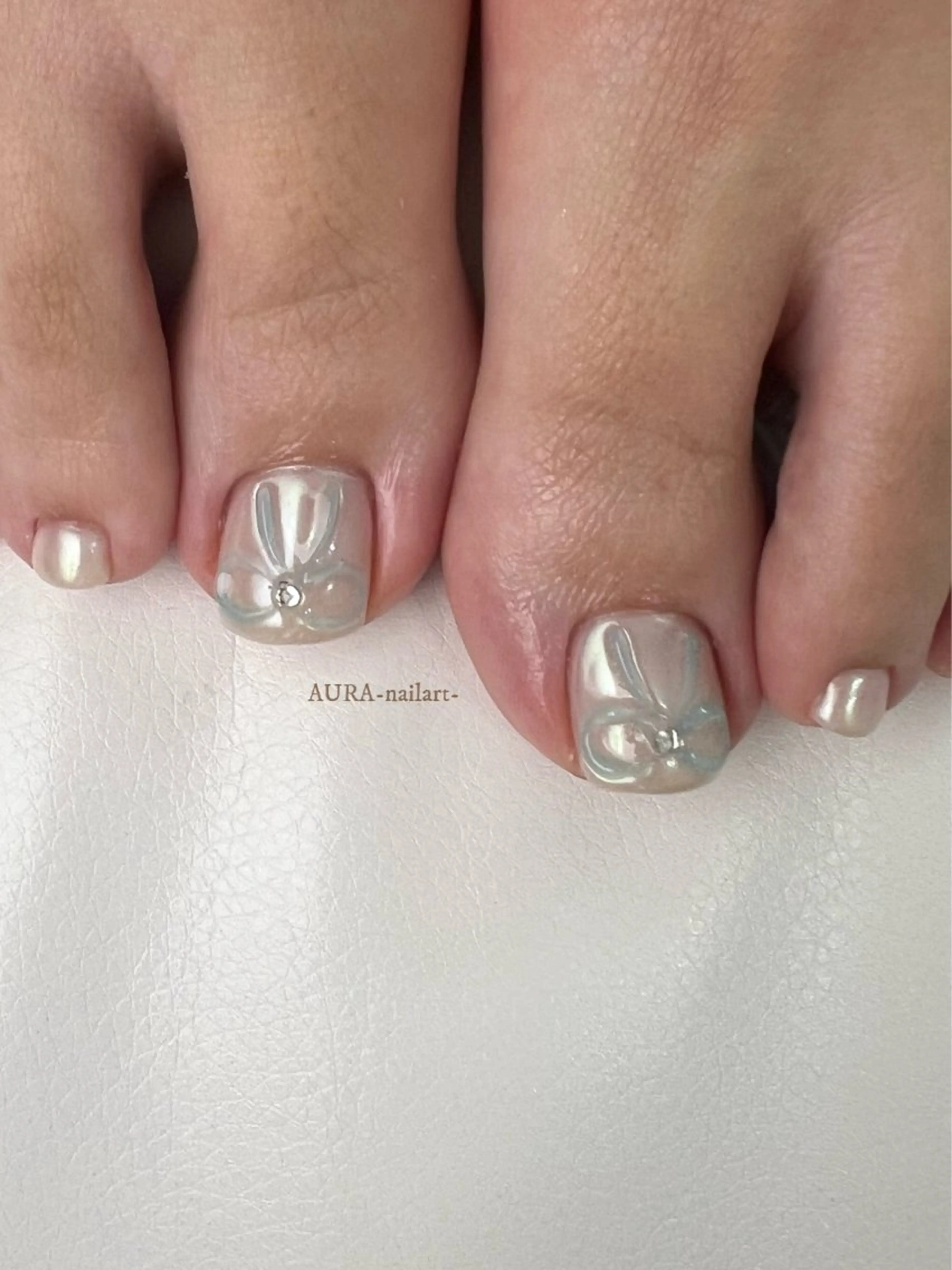 ネイル ハンドネイル フットネイル AURA nailartのネイルデザイン