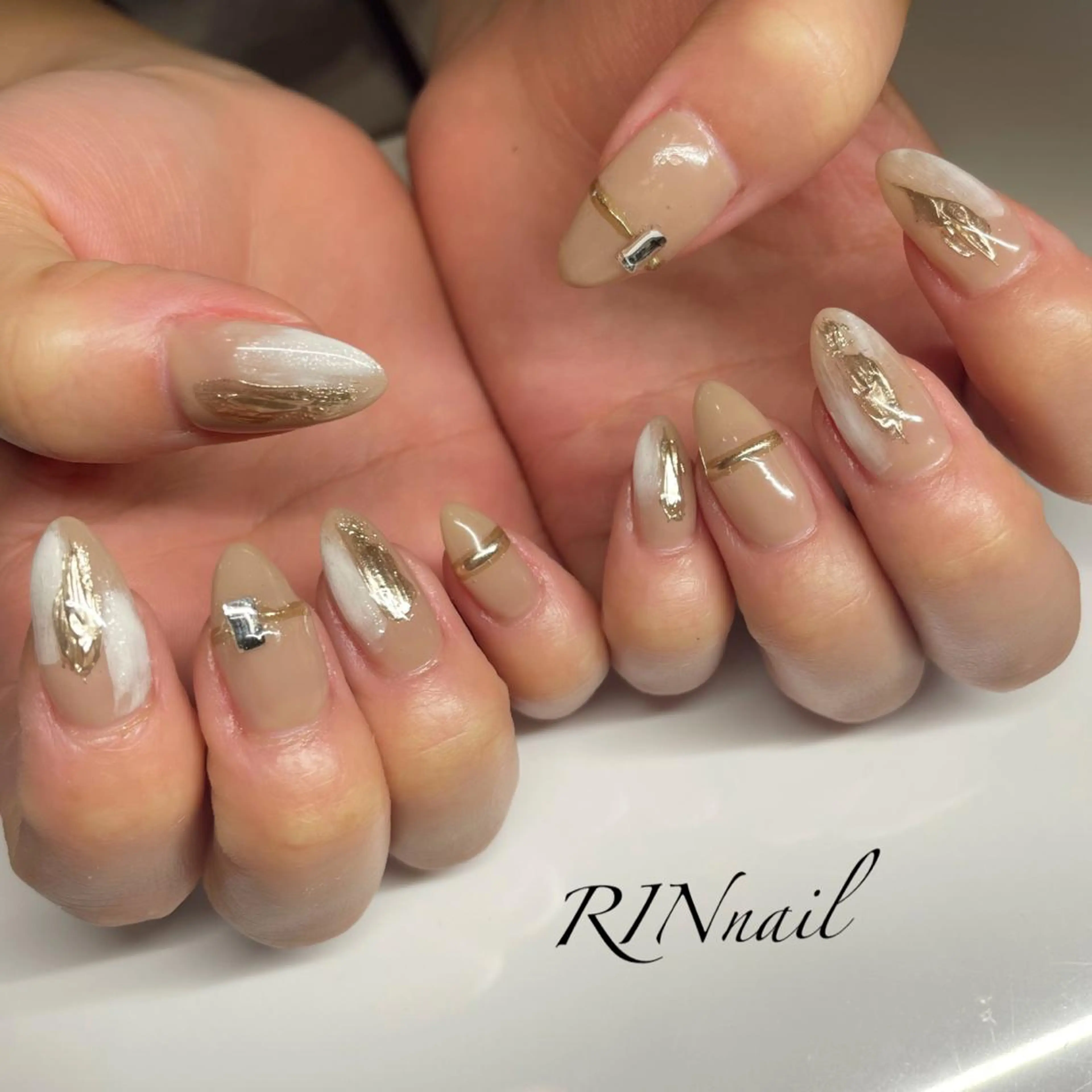 ネイル ハンドネイル ハンドケア RIN HOMEnailのネイルデザイン