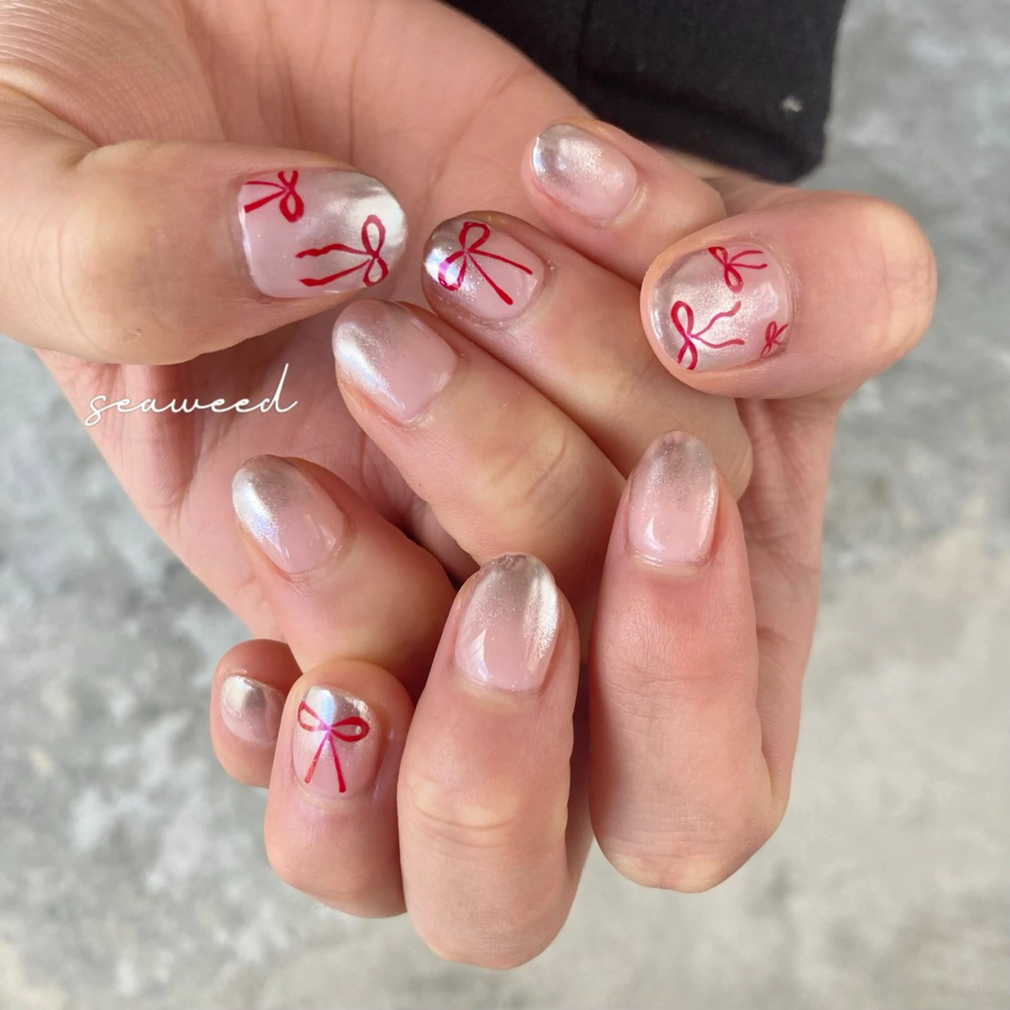 ネイル ハンドネイル seaweed nailのネイルデザイン