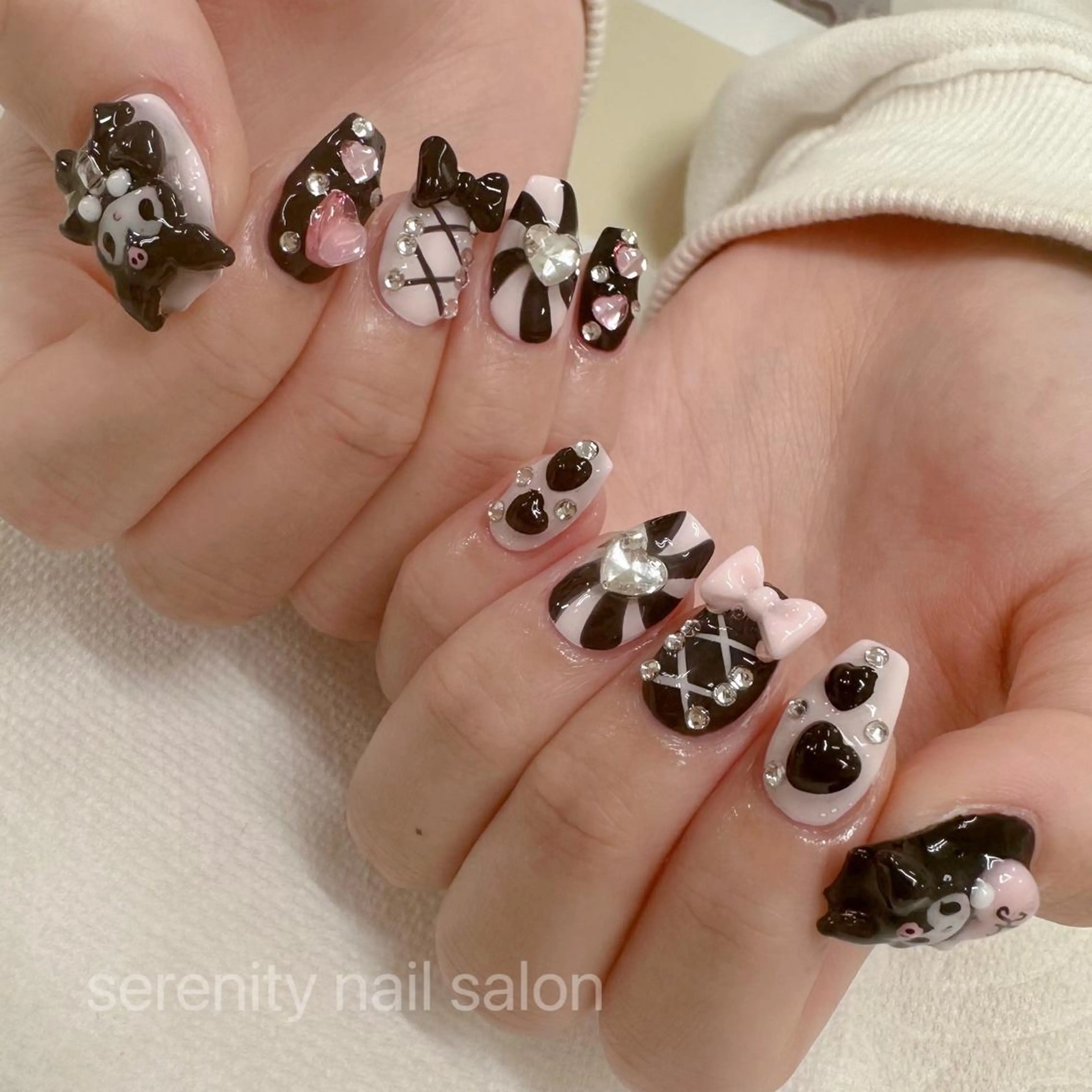 ネイル ハンドネイル ハンドケア ✨Serenity ワンホンネイルのネイルデザイン