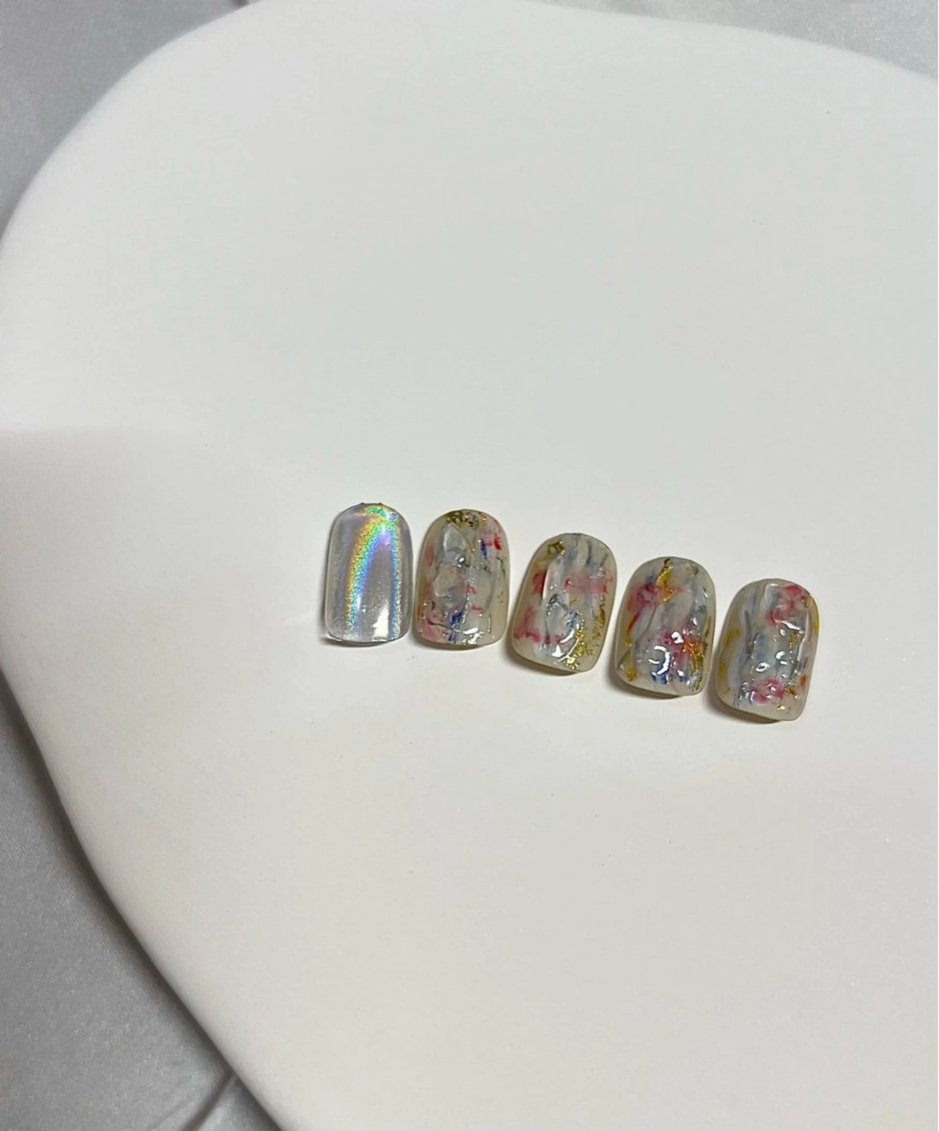 ネイル ジェルネイル ニュアンスネイル パラジェル シンプルネイル ハンドネイル noa nail所属・nailsalon noaのネイルデザイン