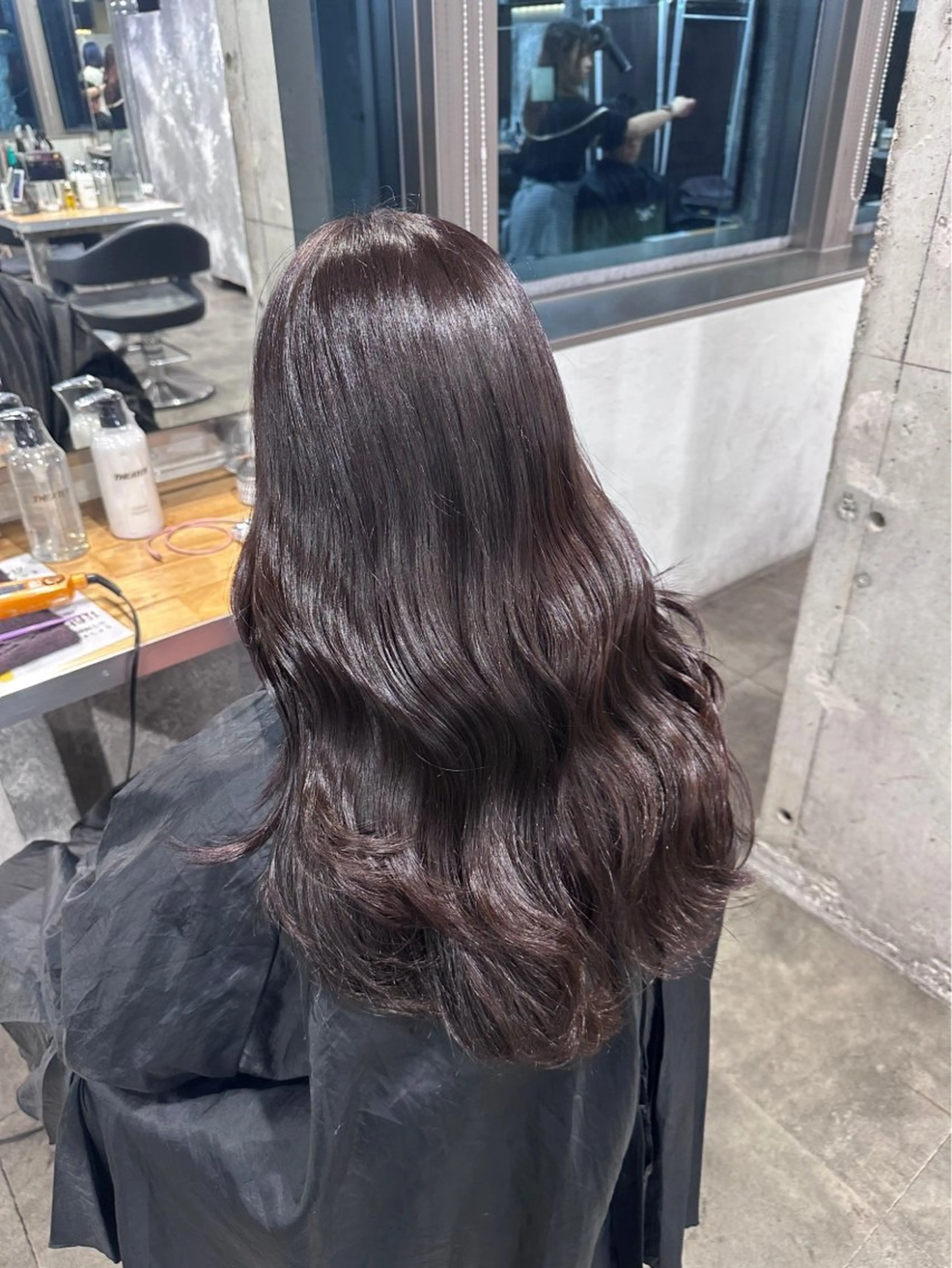 カラー ヘアカラー ヘアセット 🤍ベージュ/透明感 韓国ヘア/まりん🤍のヘアスタイル