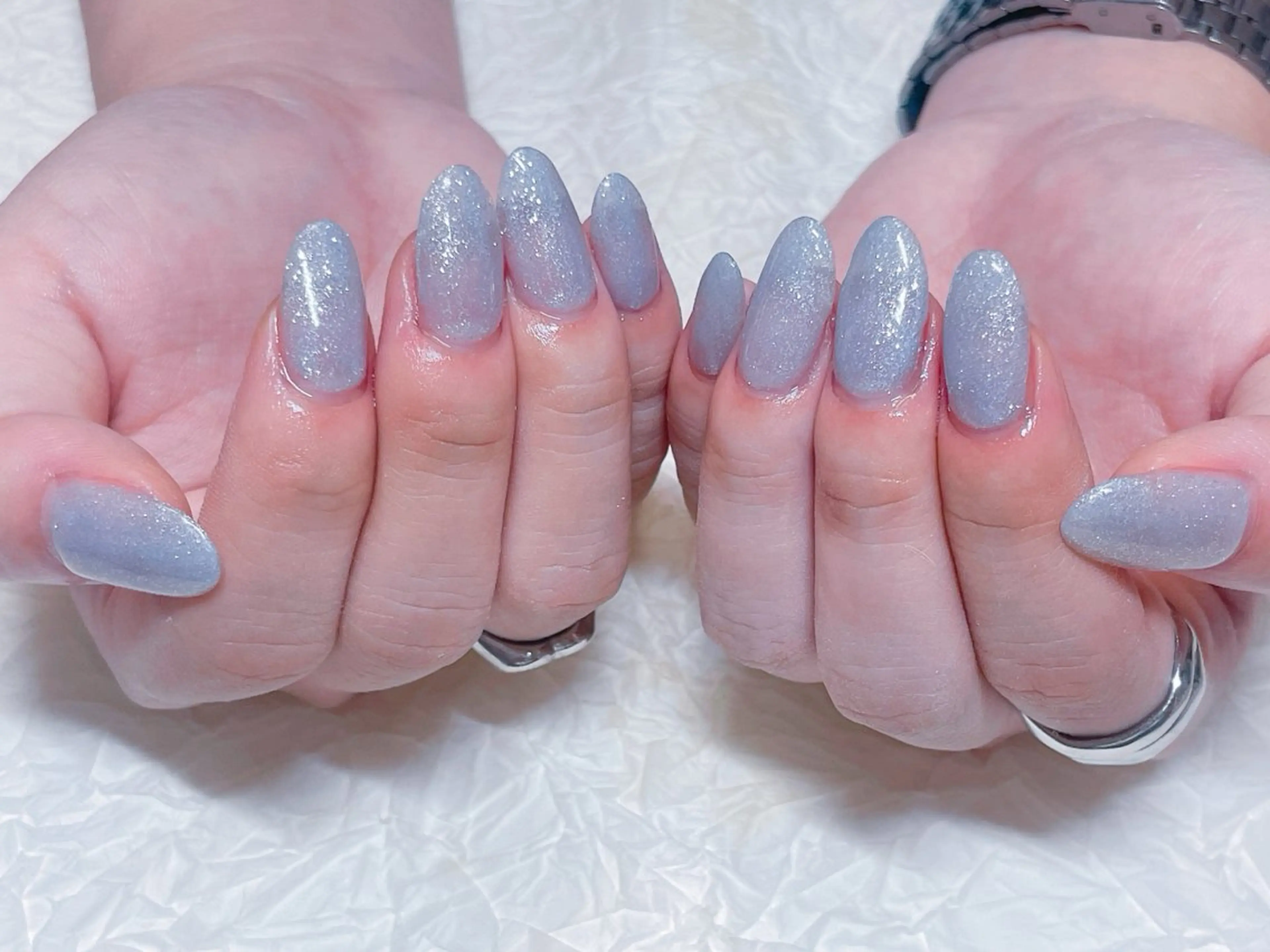 ネイル アートネイル チークネイル ジェルネイル グラデーション マグネットネイル ハンドネイル ゆ か_Nails💫のネイルデザイン
