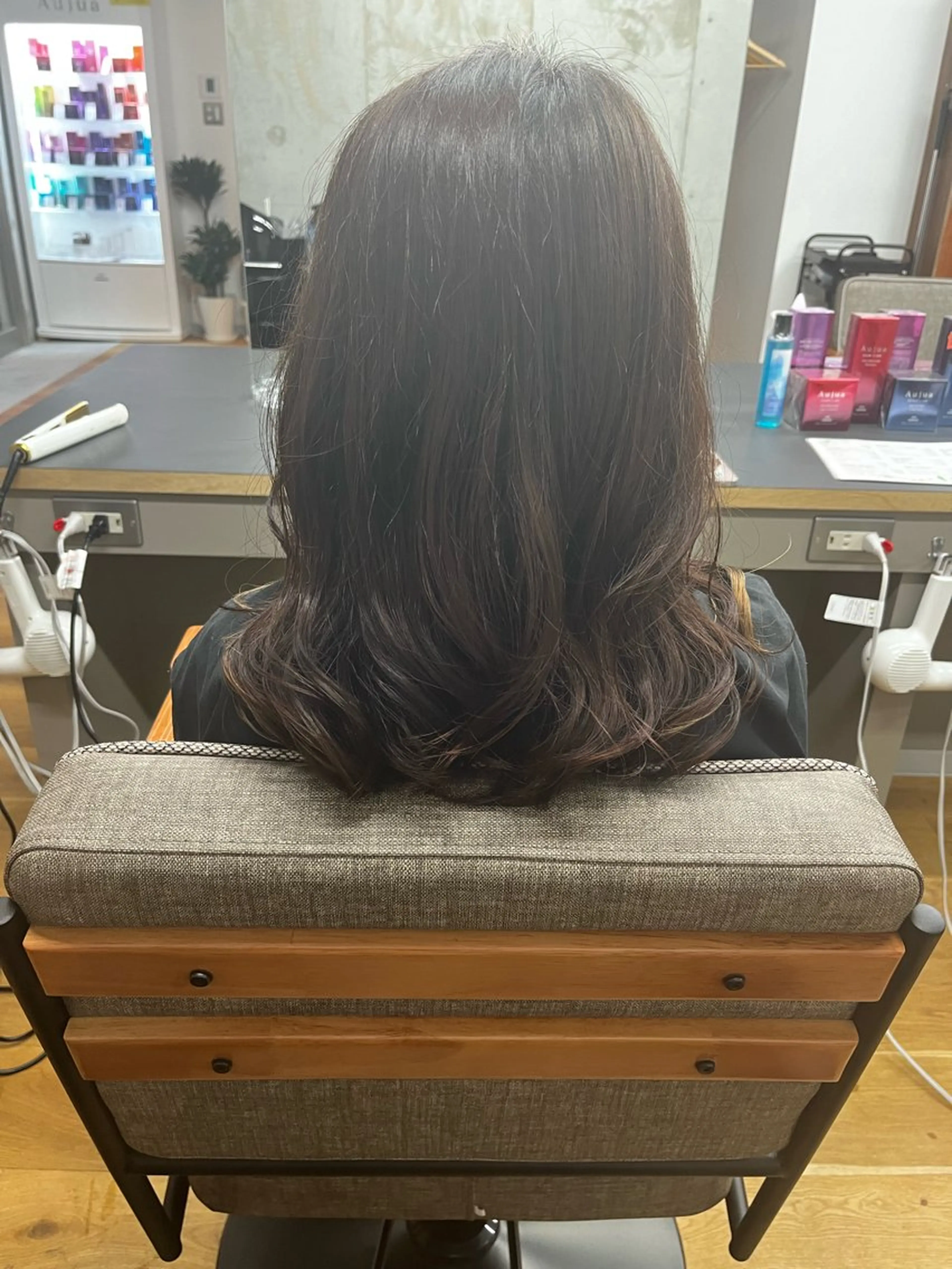 セミロング カット パーマ ROSSO Hair＆SPA  香椎宮前店所属・SHIINA 香椎宮前店のヘアスタイル