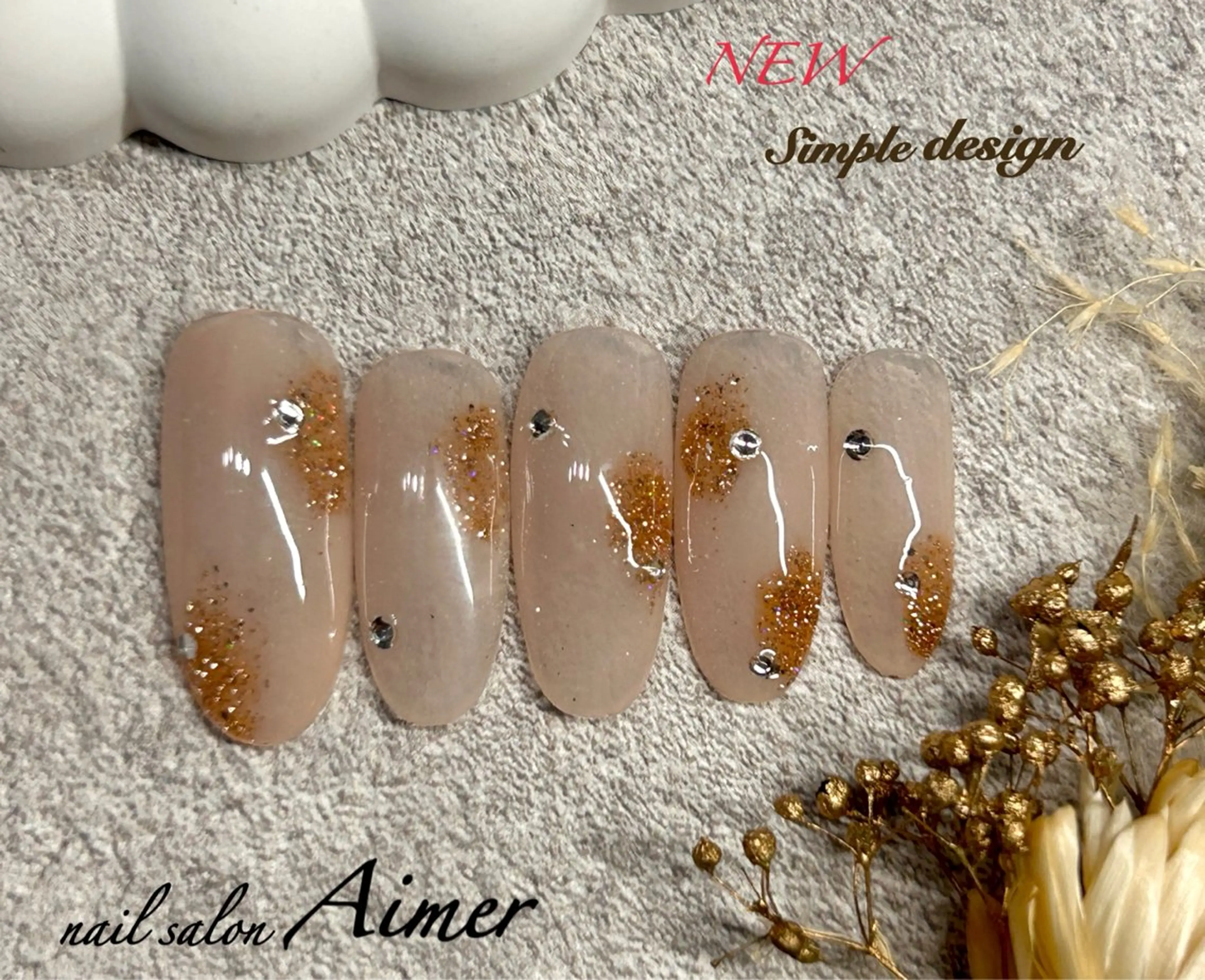 ネイル ハンドネイル nail salon Aimerのネイルデザイン