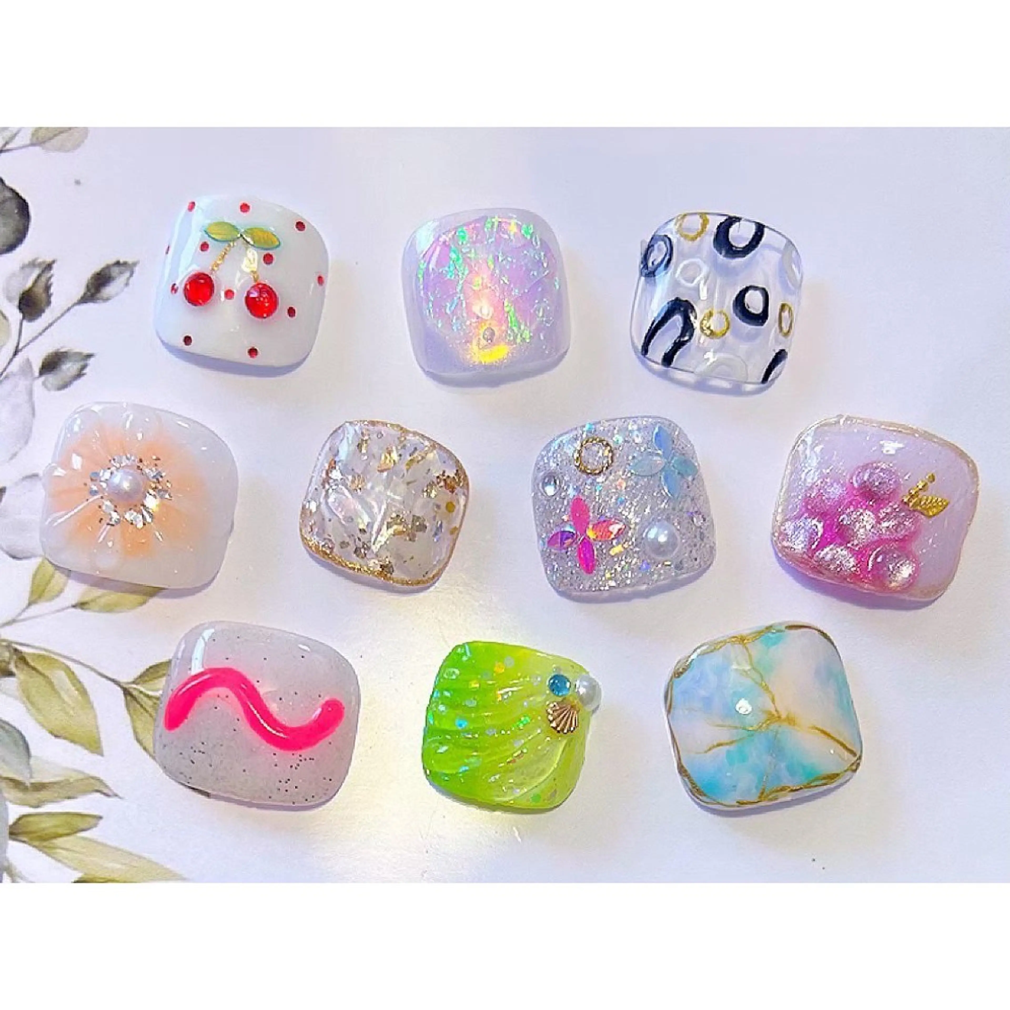 ネイル フットネイル Bellezza Nailのネイルデザイン