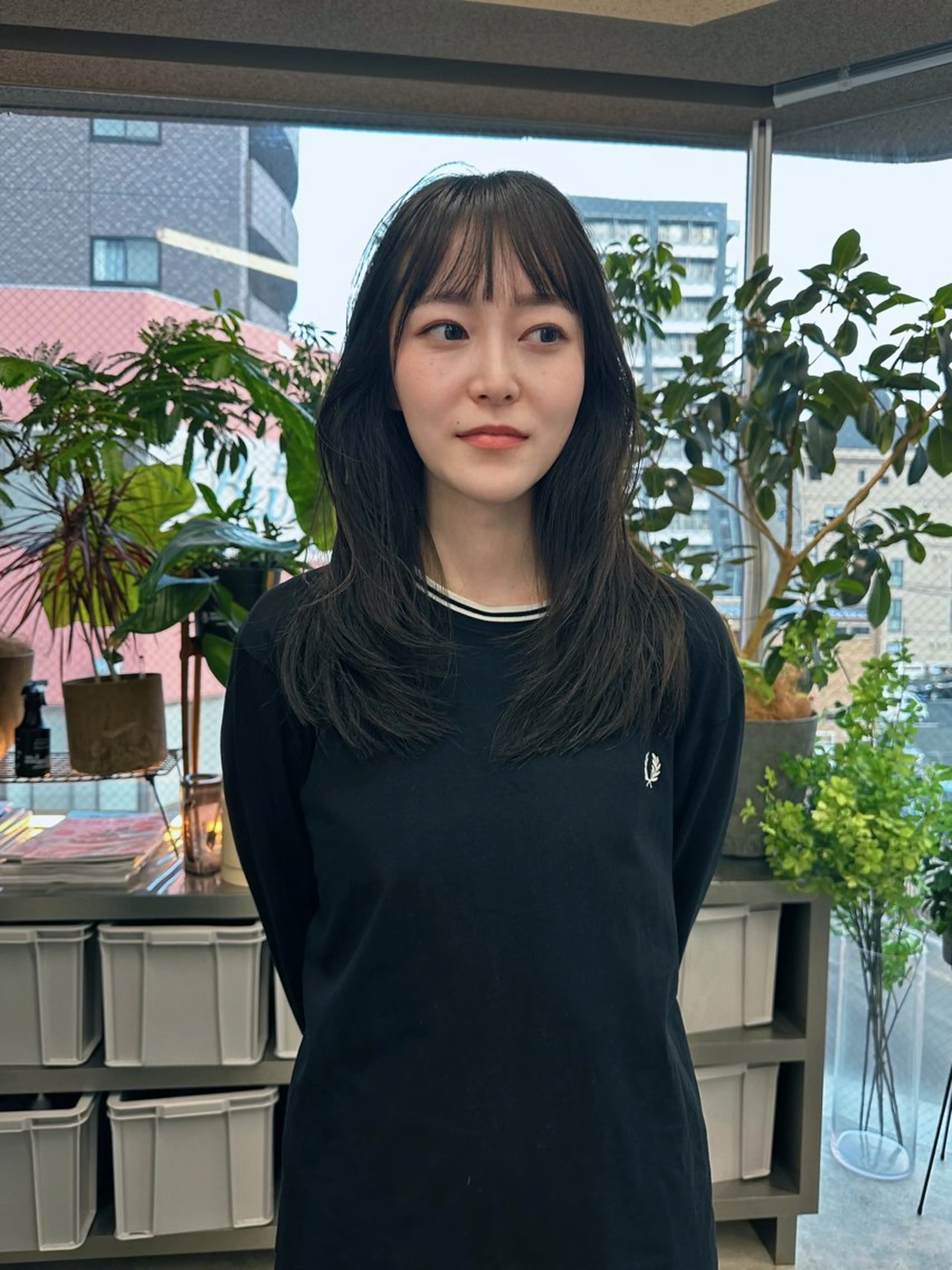 セミロング 渡辺 良城のヘアスタイル