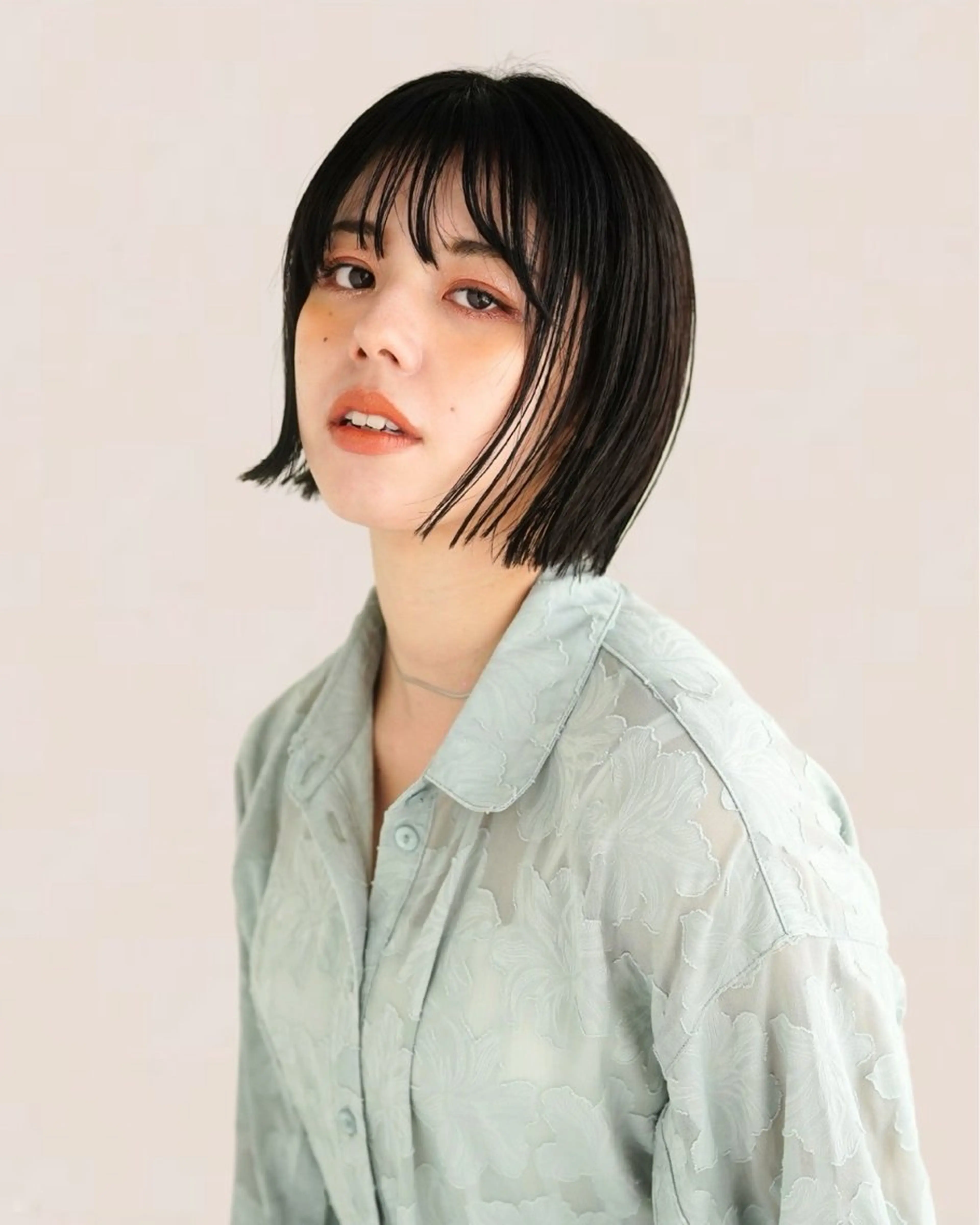 ミディアム Joule 建山美友のヘアスタイル