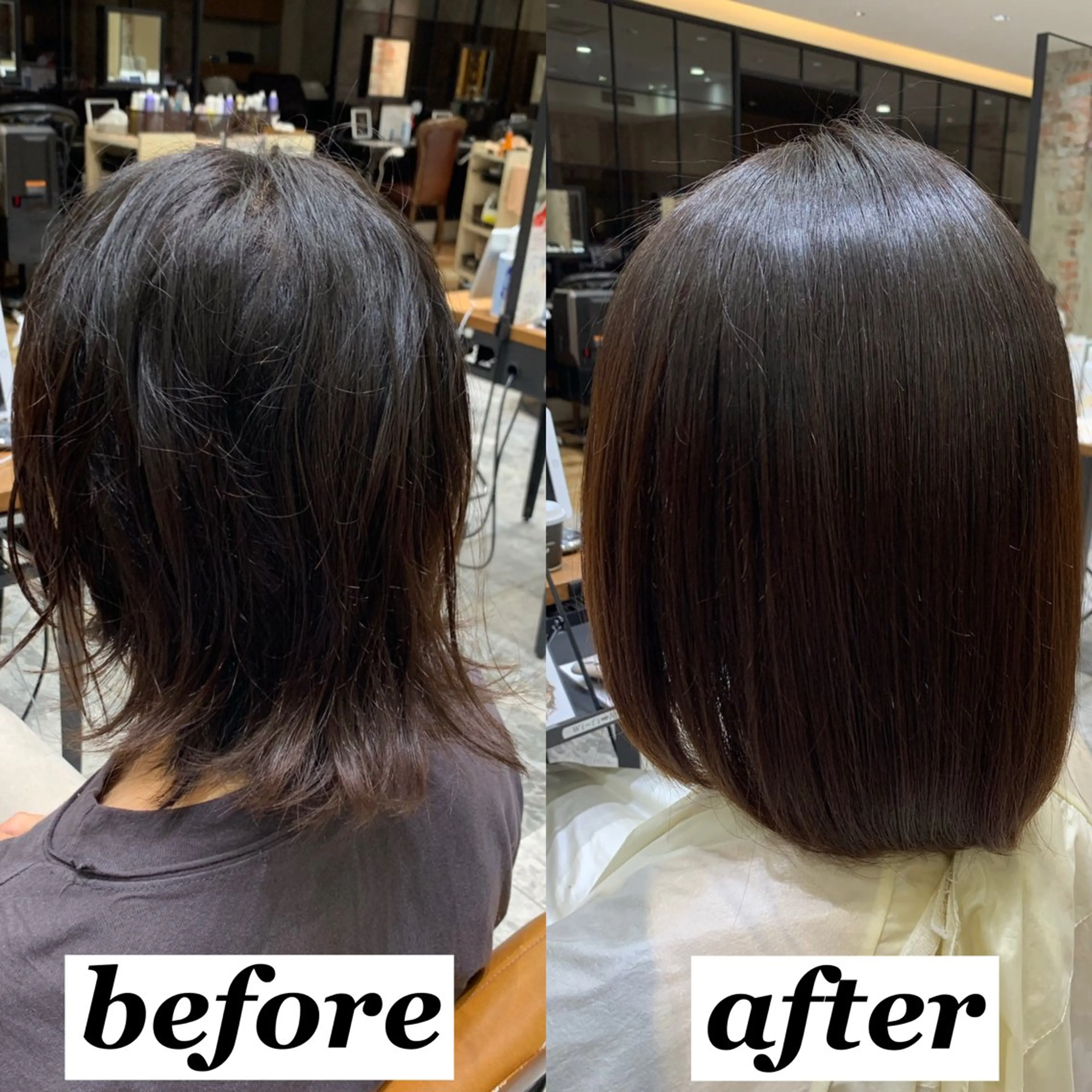 ミディアム カラー パーマ カット ヘアカラー 縮毛矯正 トリートメント 新宿✨レイヤーカット 韓国ヘア/坂本亜裟海のヘアスタイル
