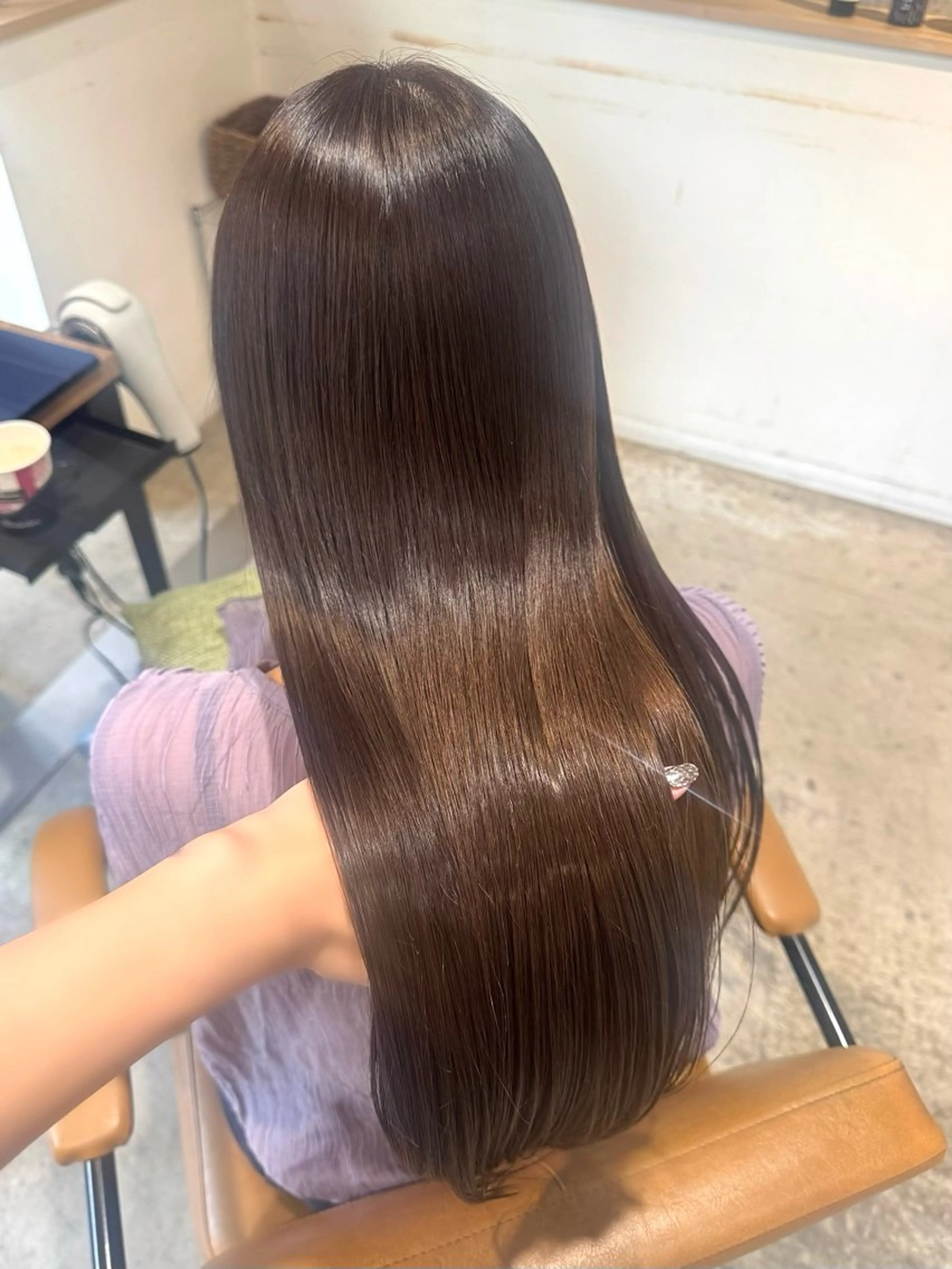 ロング カラー ヘアアレンジ 艶髪×韓国ヘア 🎀himari🎀のヘアスタイル