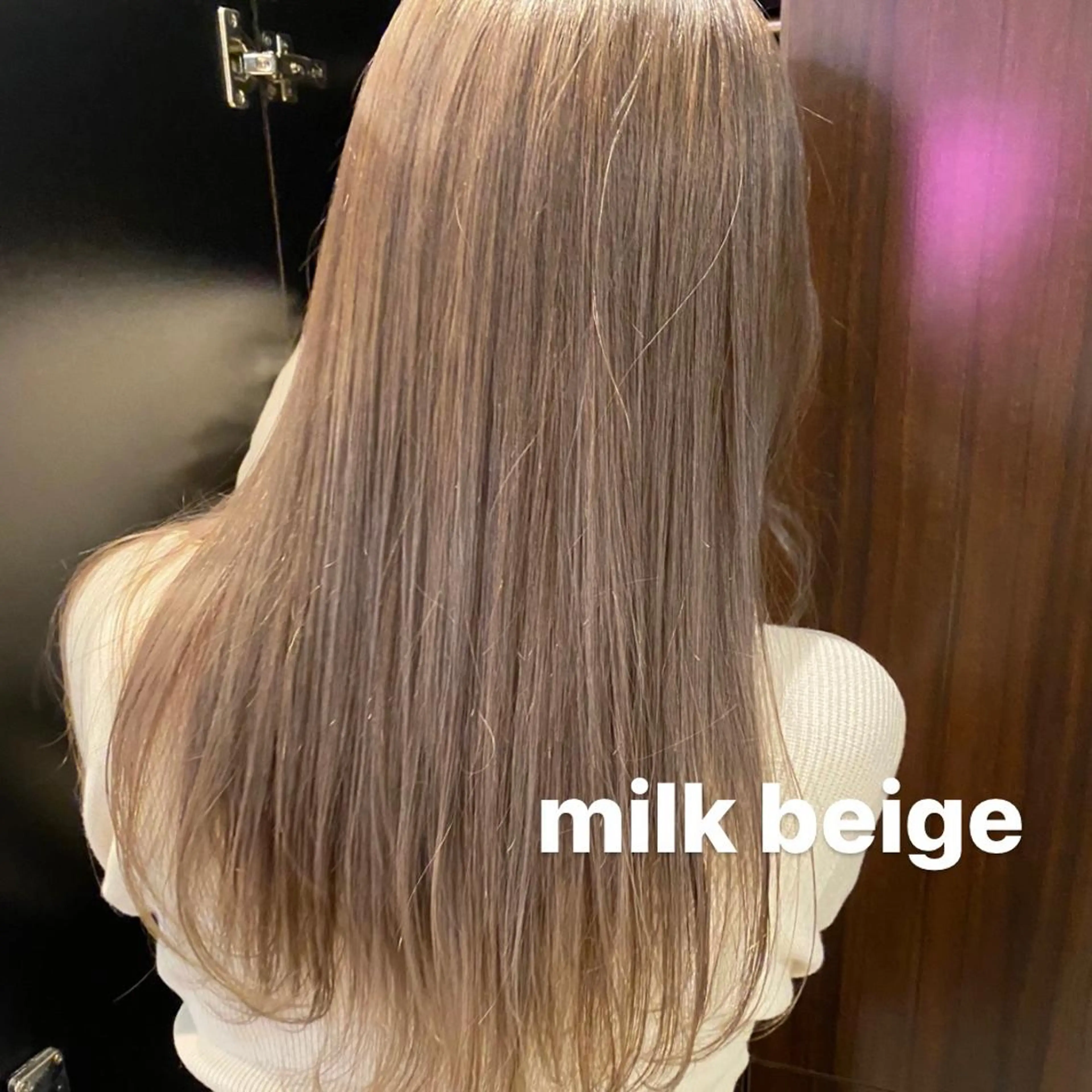 カラー ハイトーンカラー M Hair Salon所属・淀屋橋ウルフレイヤー ハッシュ/ASARIのヘアスタイル