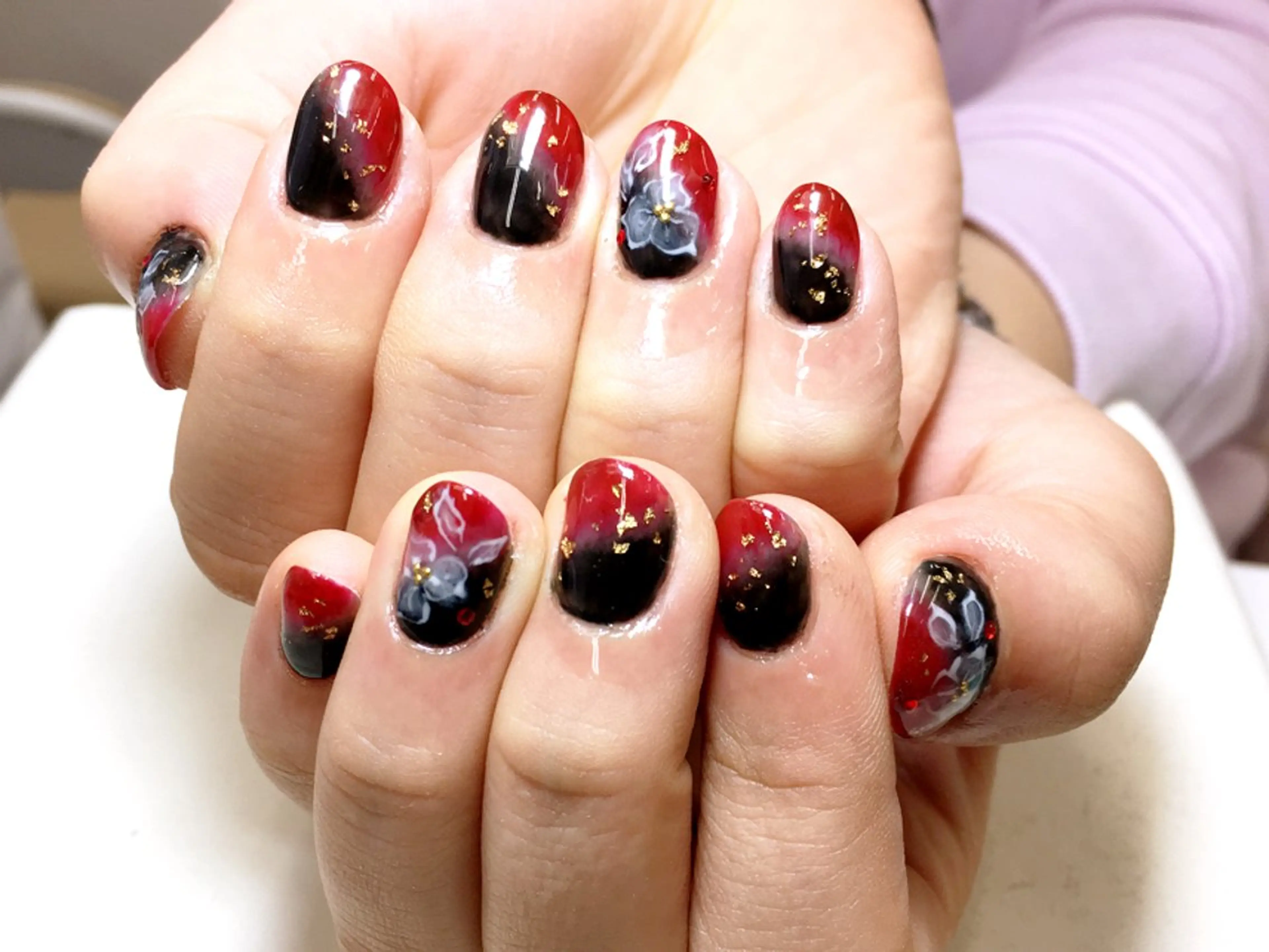 ネイル 成人式 ハンドネイル M's nail.のネイルデザイン