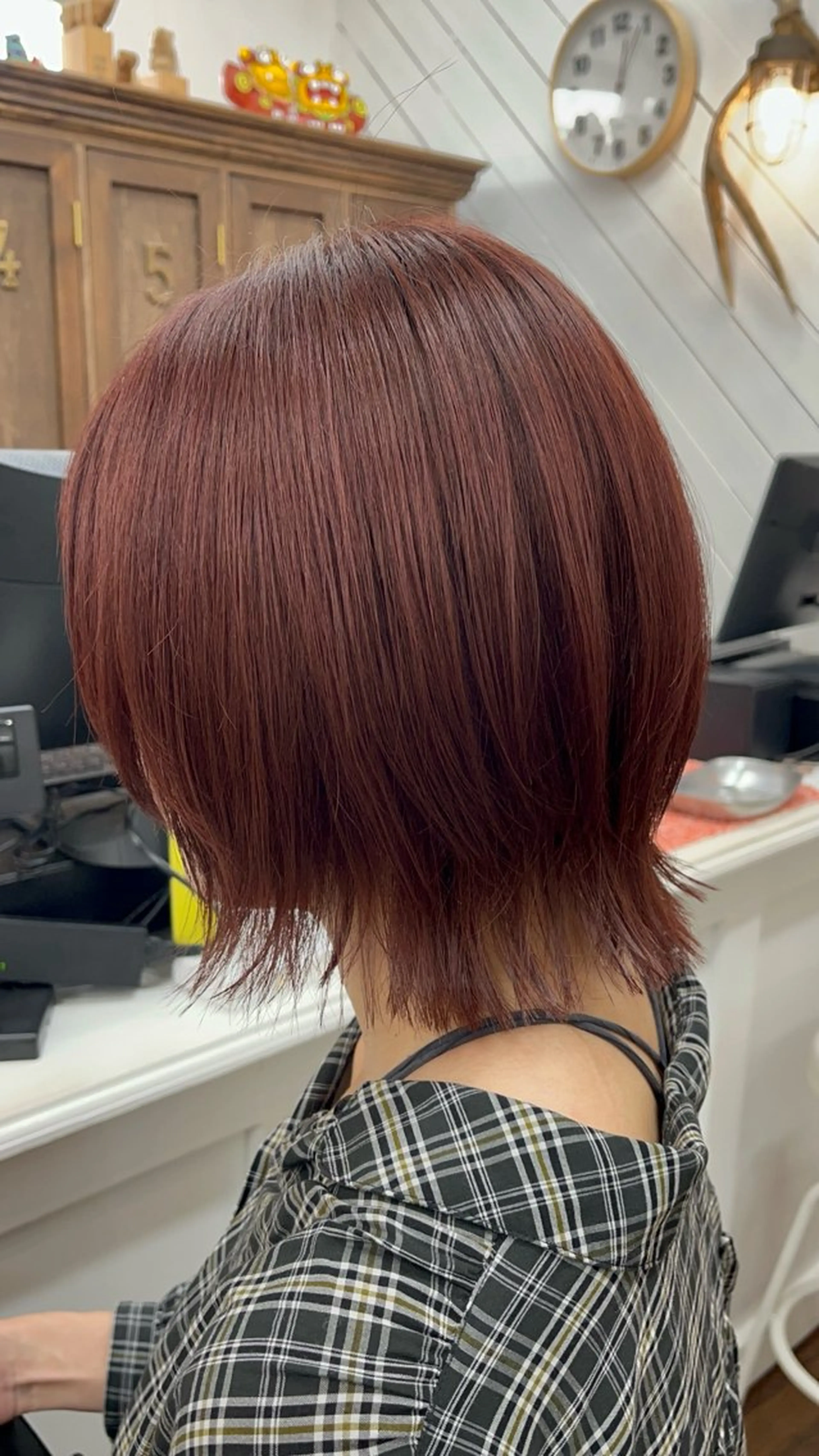 ミディアム カラー ブラウンカラー カット ヘアカラー 🌟髪質改善 透明感カラー　SAEのヘアスタイル