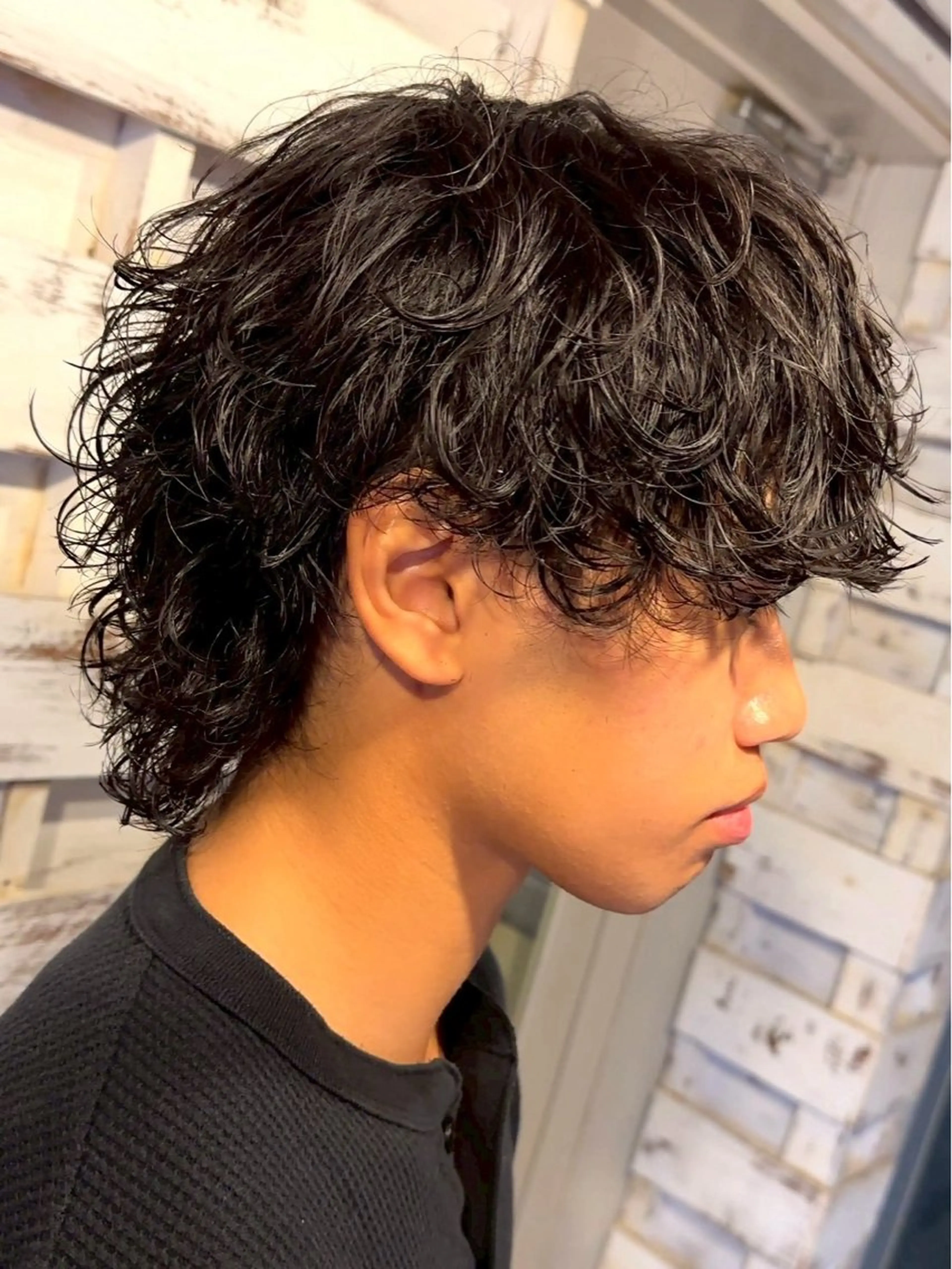 ショート メンズ パーマ 【GRANDEUR】 石橋亜嘉史のヘアスタイル