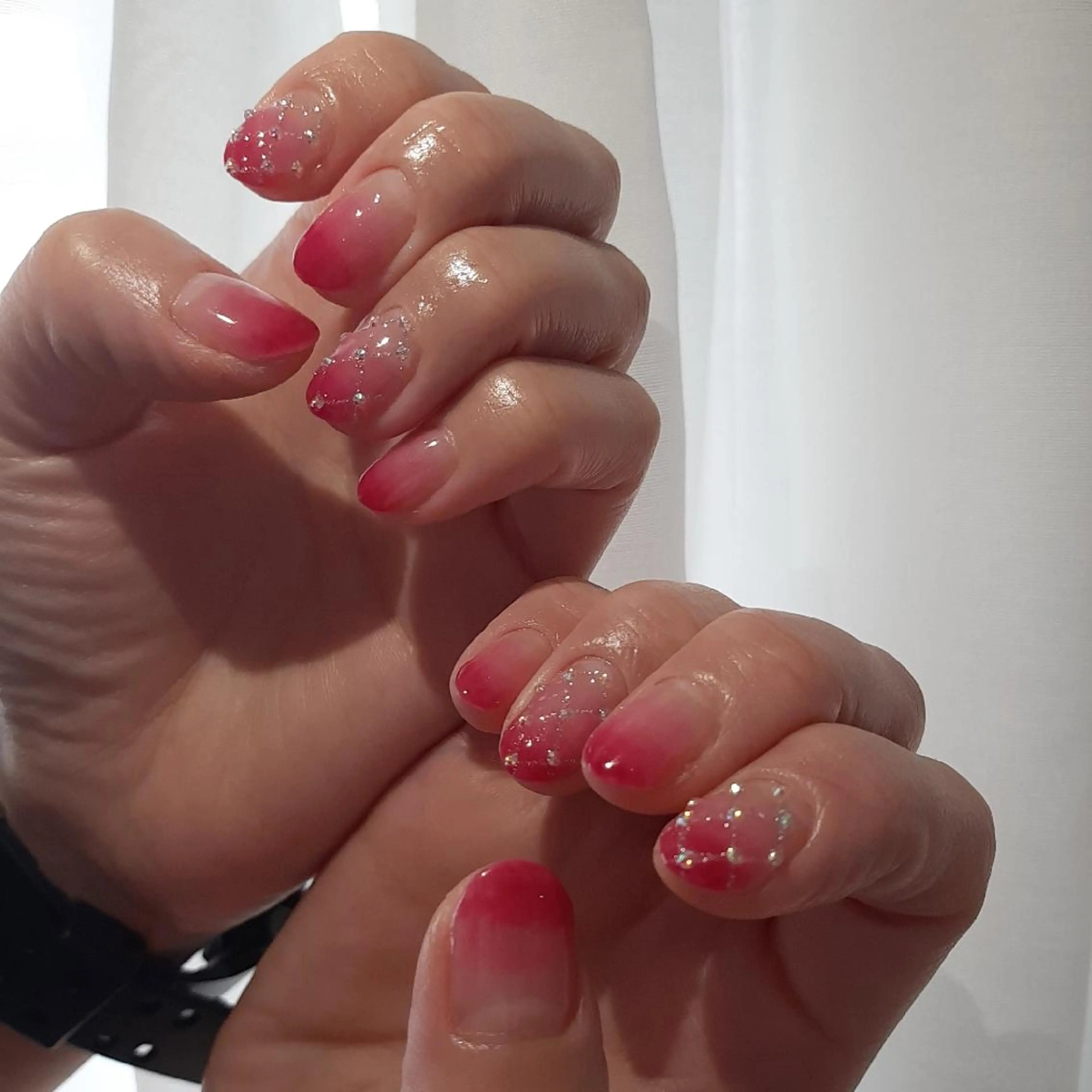 ネイル グラデーション ピンク owlnail /持込みデザイン専門のネイルデザイン