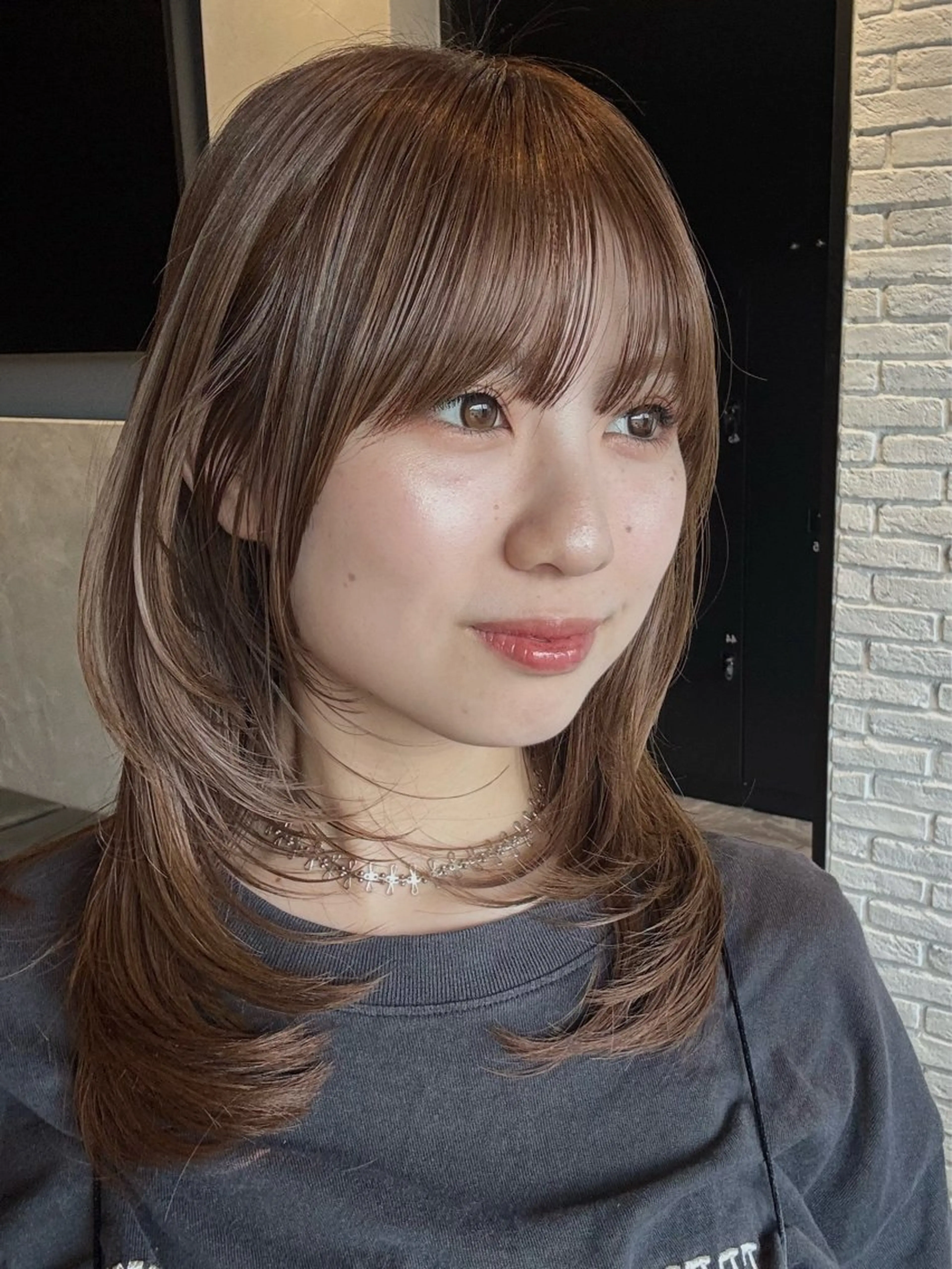 ロング カラー カット ヘアカラー トリートメント レイヤー/透明感/ 艶髪/kana 🩰のヘアスタイル