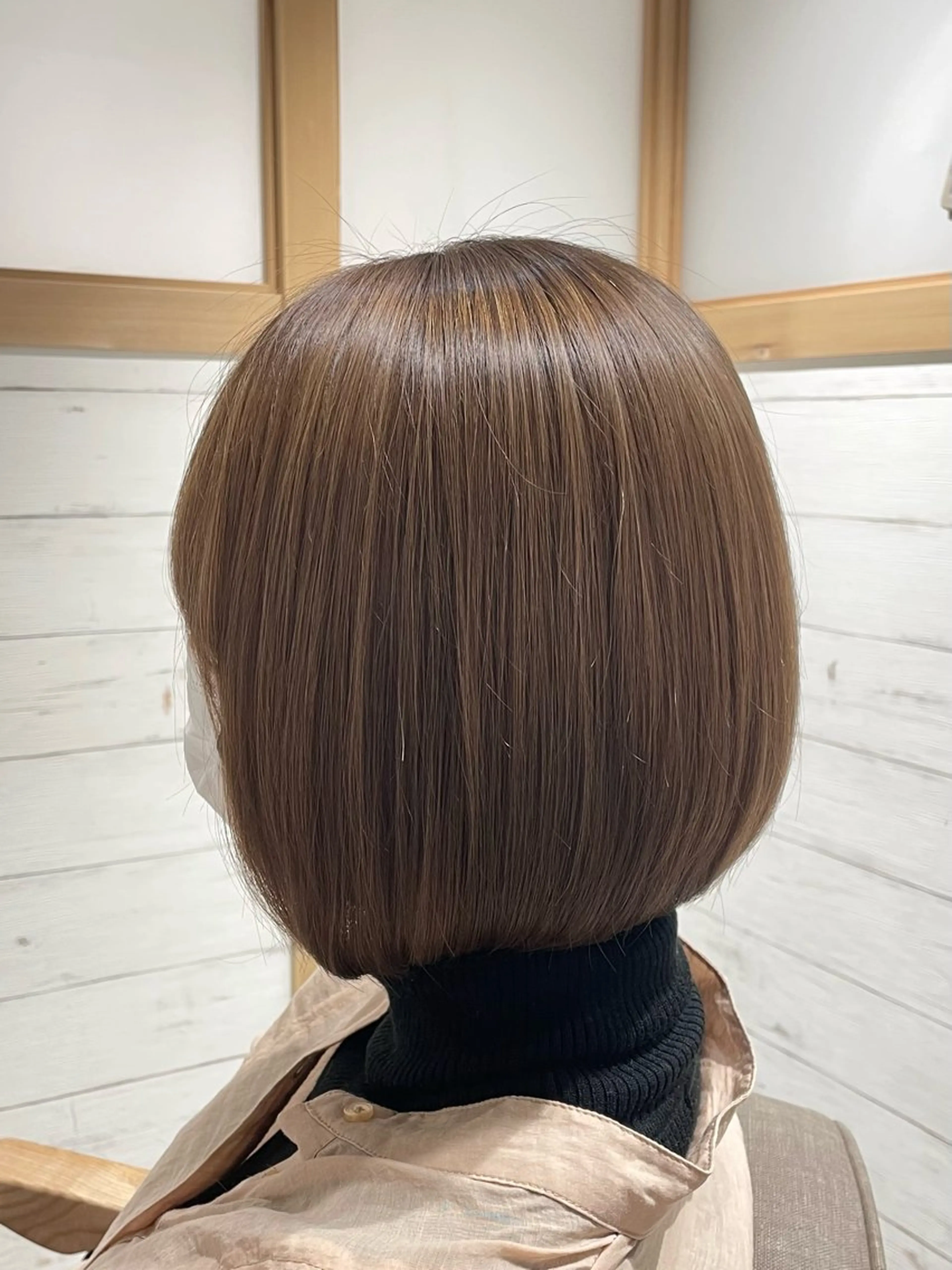 ショート カラー ベージュカラー ブリーチ ミルクティーベージュ ブリーチなしカラー カット トリートメント Zina 浦安所属・髪質改善✨Zina浦 安/個室🌈YUKIのヘアスタイル