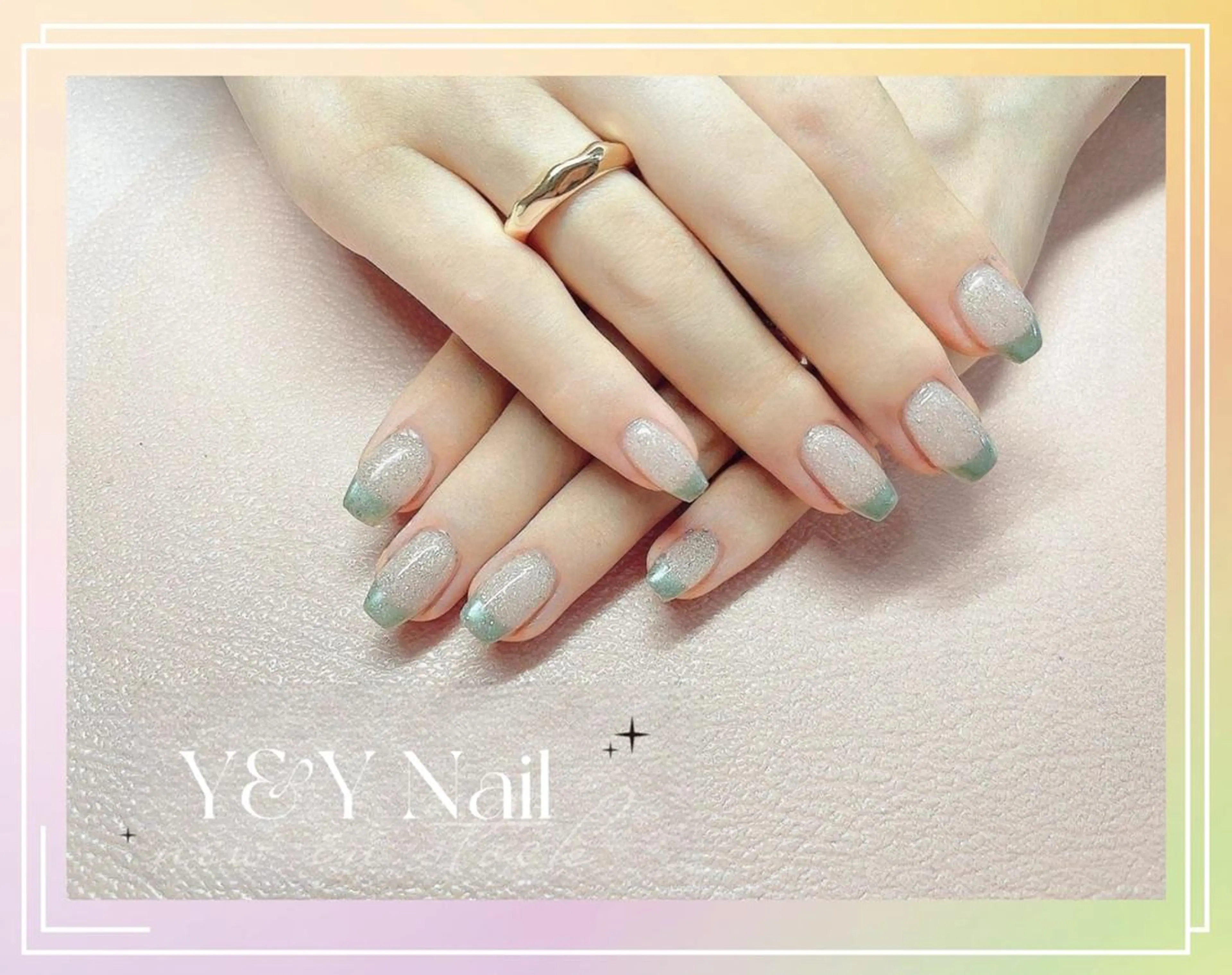 セミロング ハンドネイル ハンドケア Y&Y Nail Salonのネイルデザイン