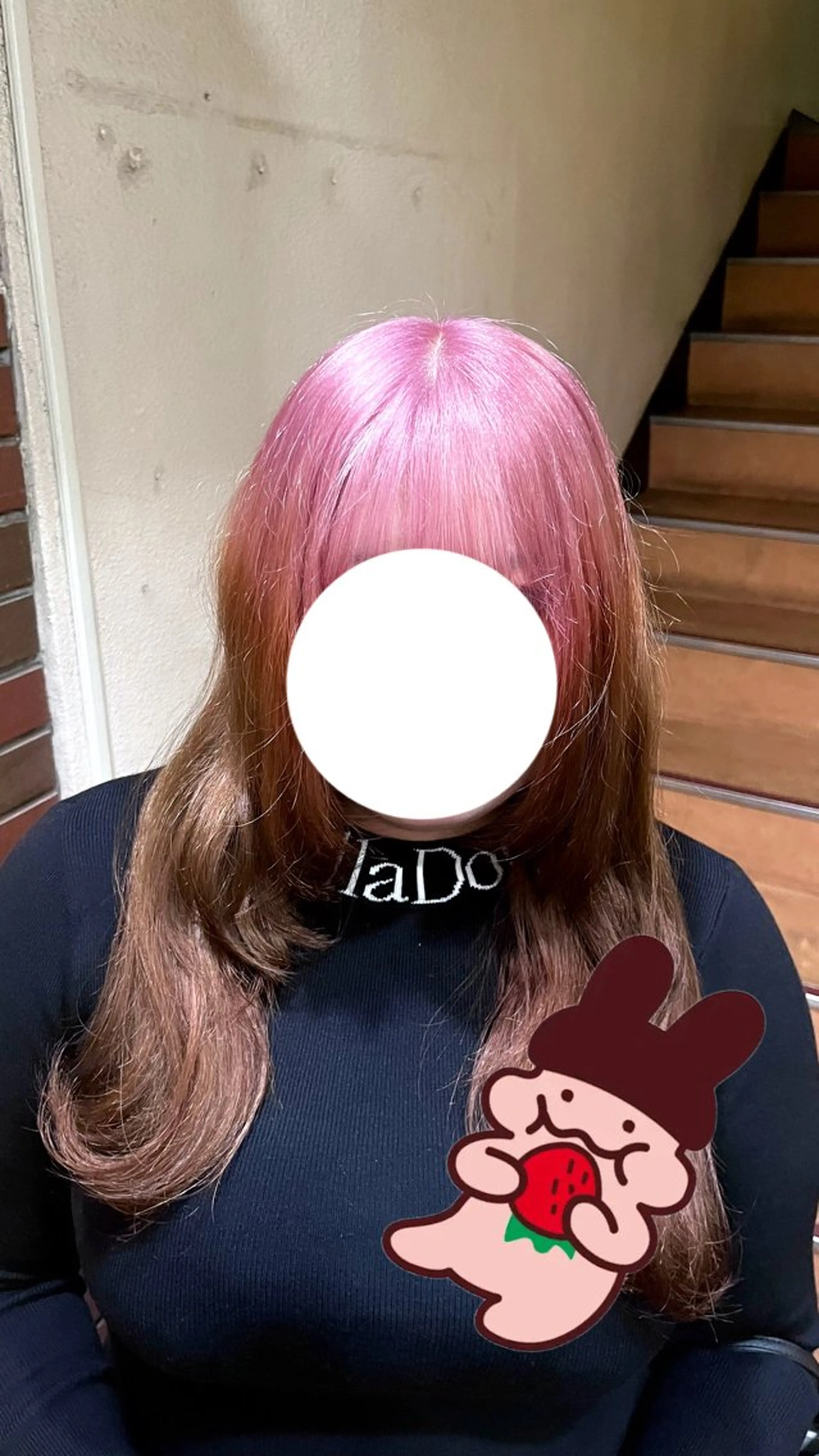 ルーツカラー（ブリーチ、カラー）の写真