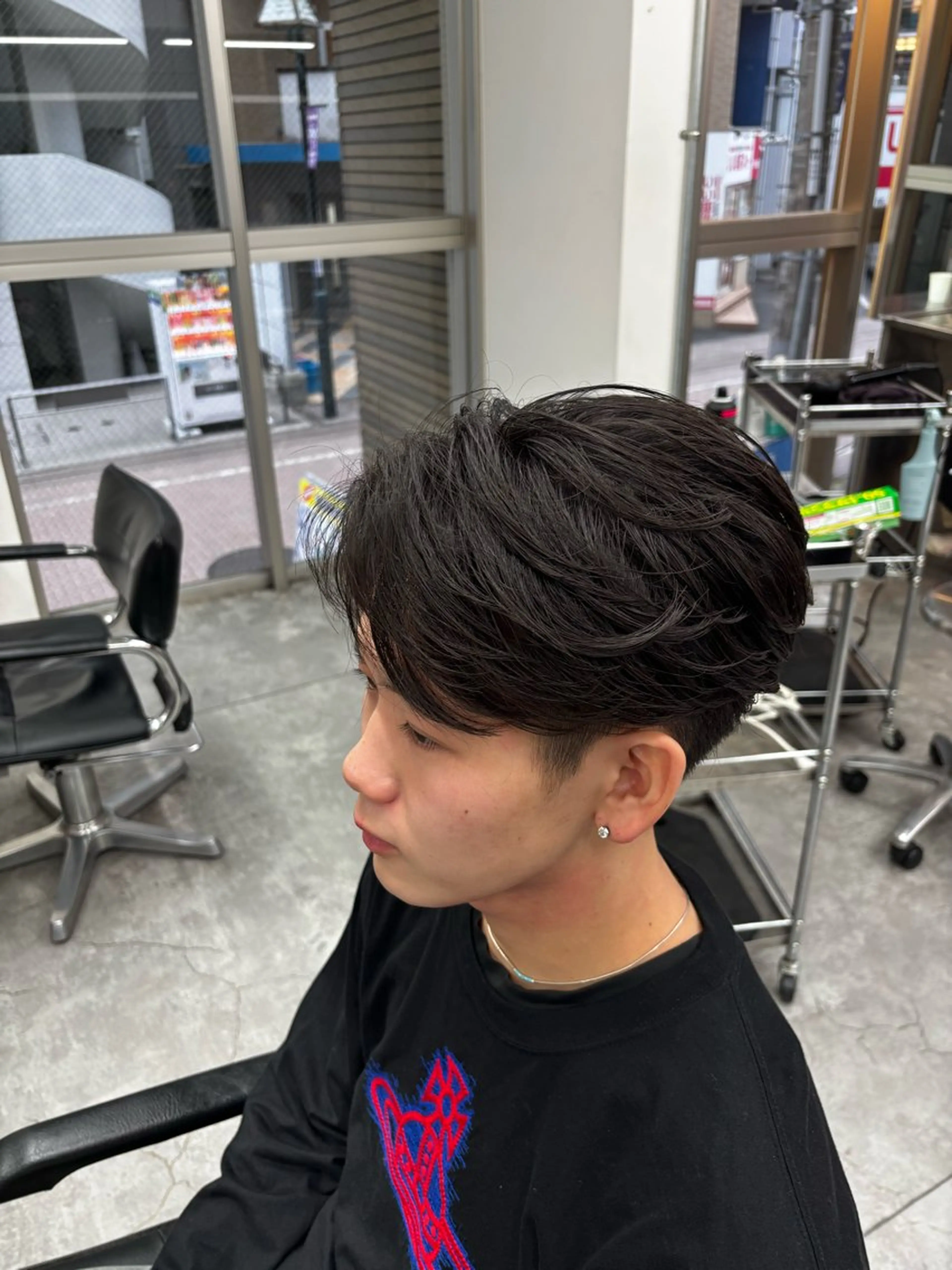 パーマ メンズ カット パーマ メンズ特化✨️ 韓国風パーマ🔥一八のヘアスタイル