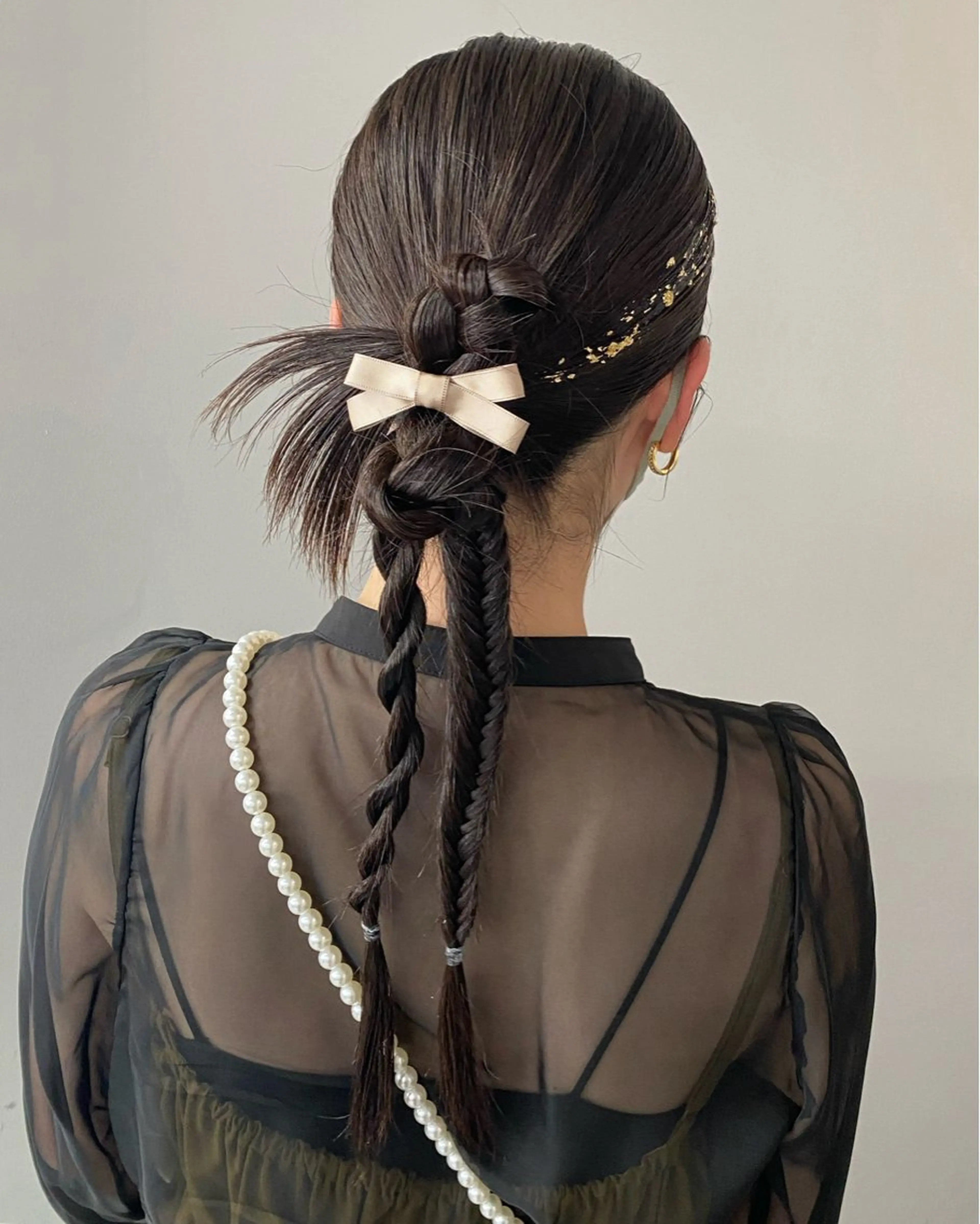 ロング ヘアアレンジ cashel fukaのヘアスタイル