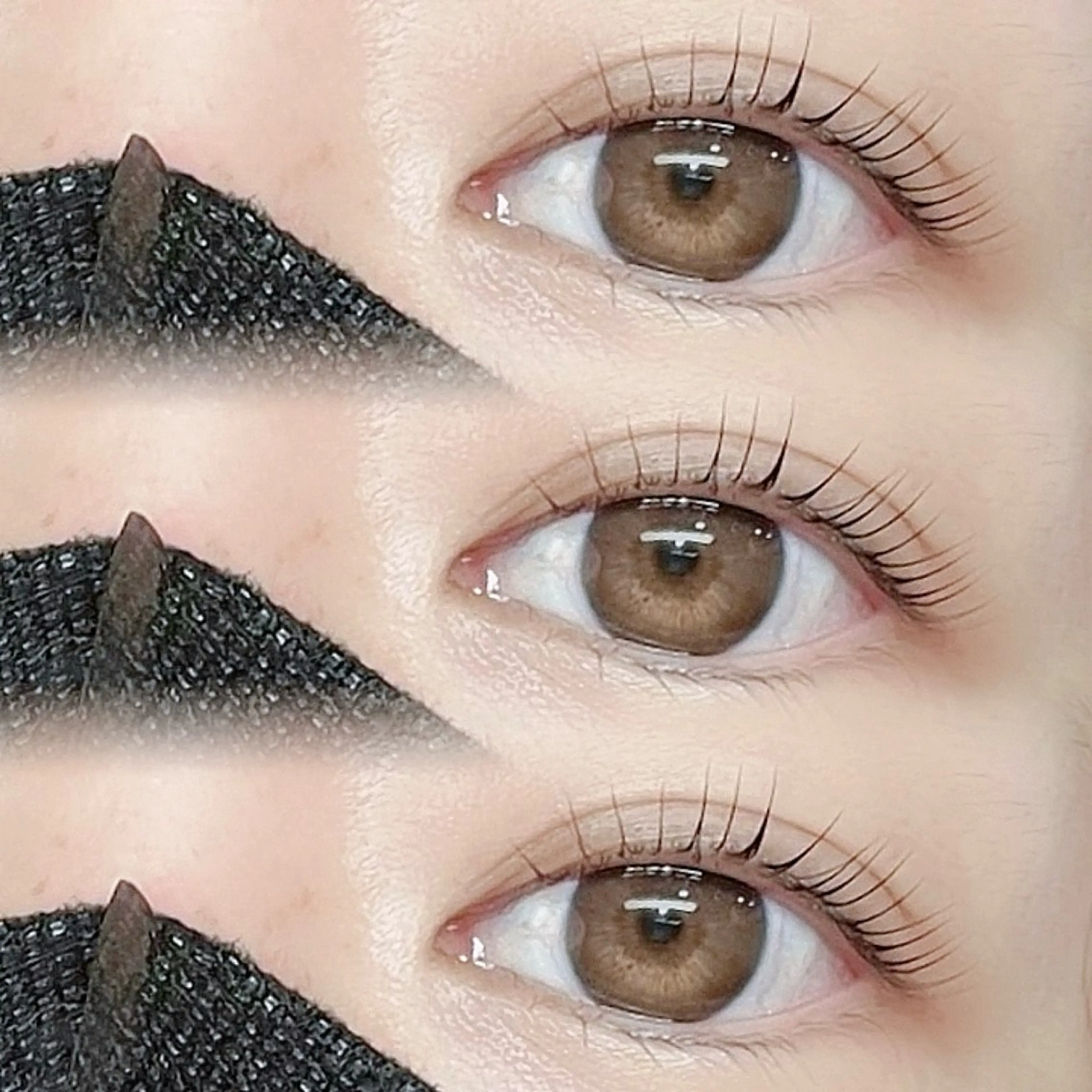 マツエク・マツパ ケラチンラッシュリフト 束感まつ毛 韓国風マツエク まつげパーマ 下まつげエクステ rei /meme まつパ アイブロウのマツエク・マツパデザイン