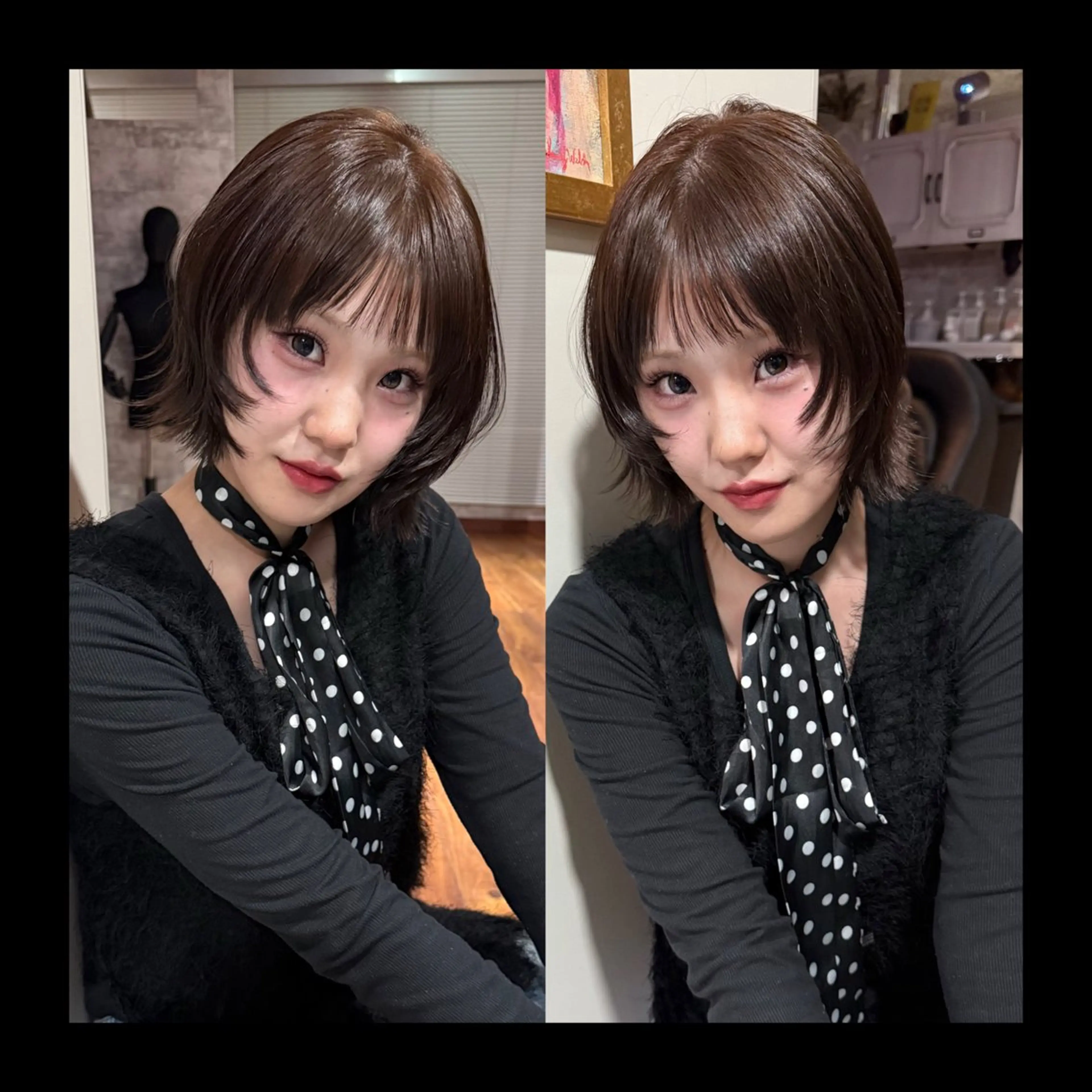 ショート カラー カット ヘアカラー トリートメント mai / linoah˚✧のヘアスタイル