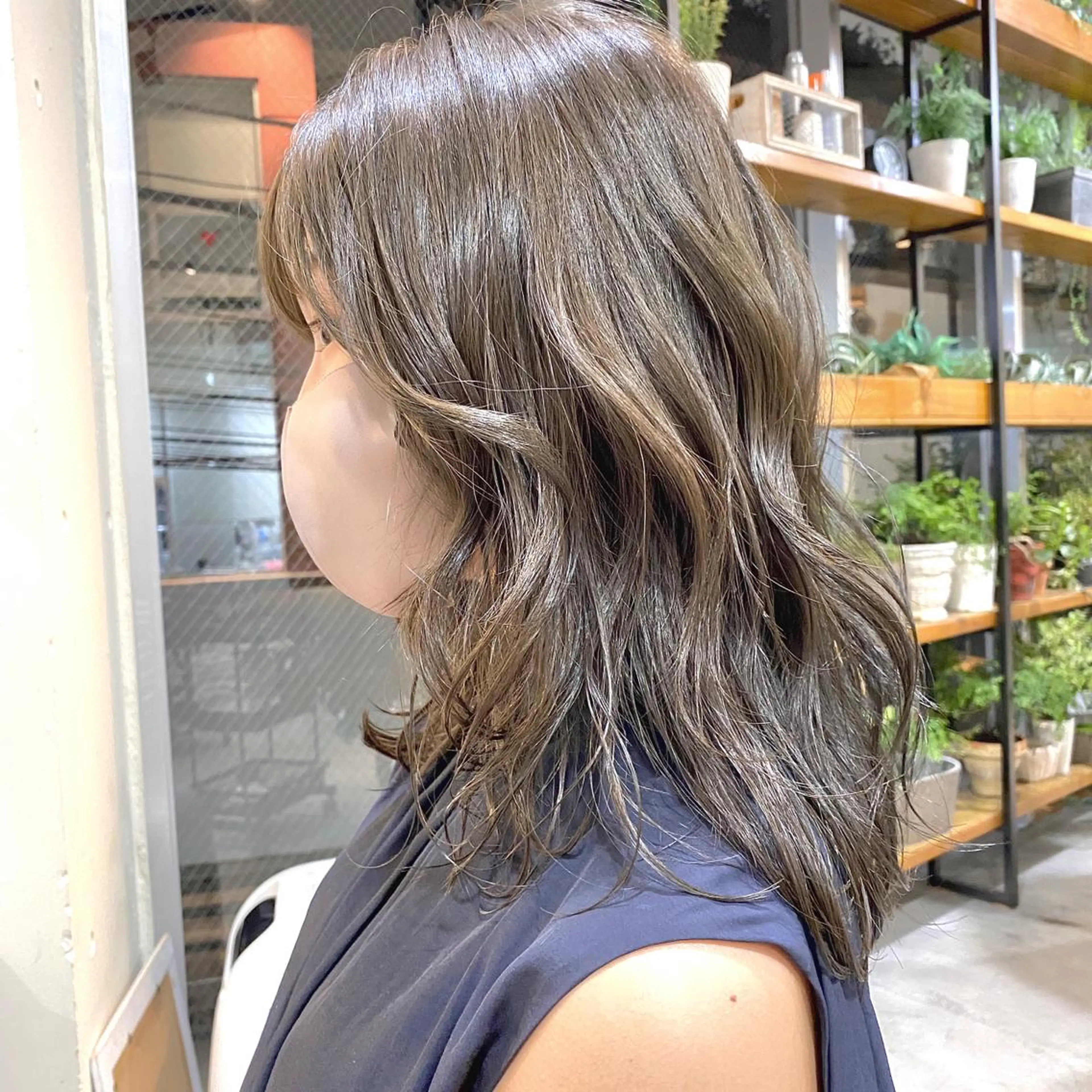 ミディアム カラー パーマ ヘアアレンジ カット ヘアカラー トリートメント ヘッドスパ the sector 【 ザ セクター 】所属・【ダメージレス施術】 【透明感】北村 拓也のヘアスタイル