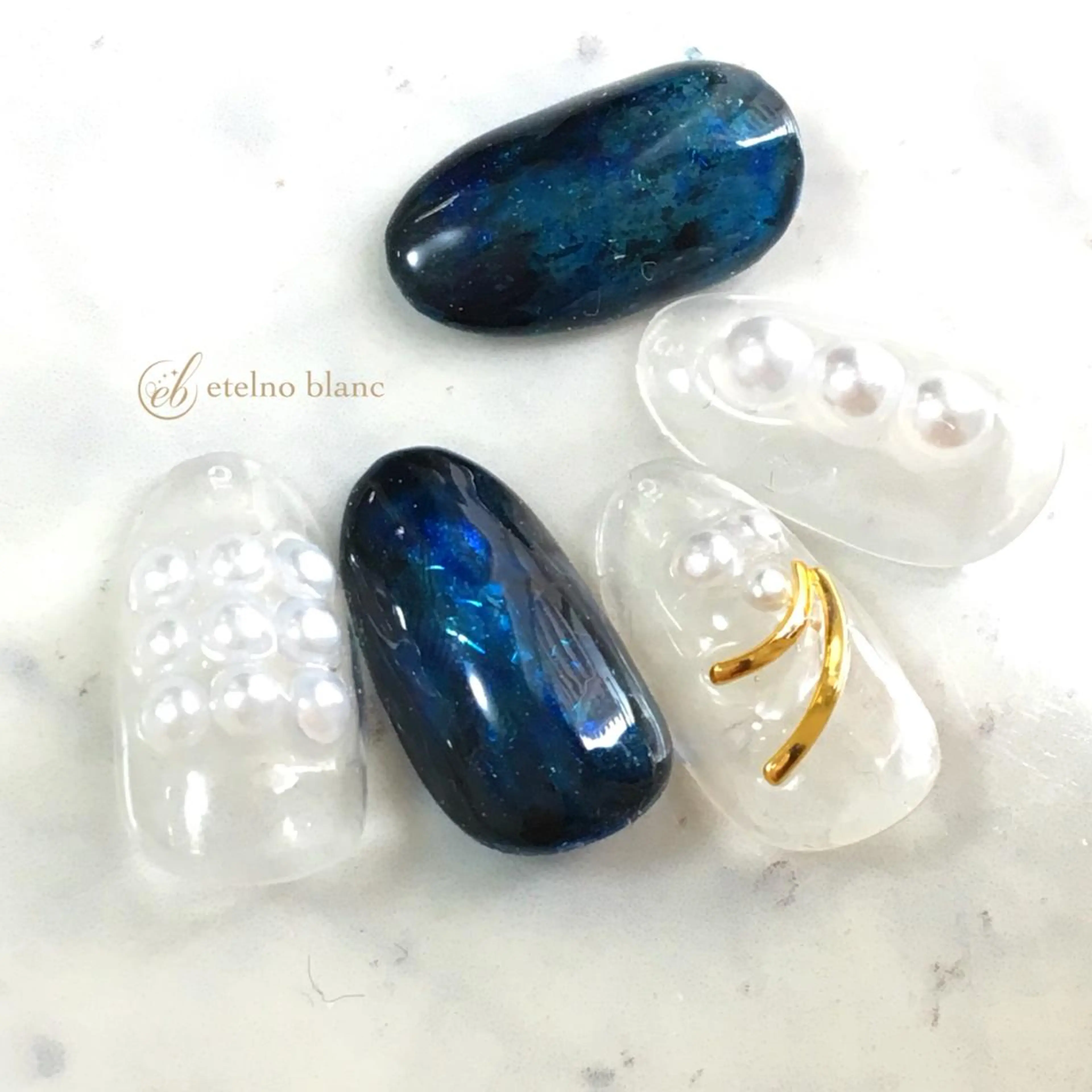 ネイル etelno blanc中目黒のネイルデザイン